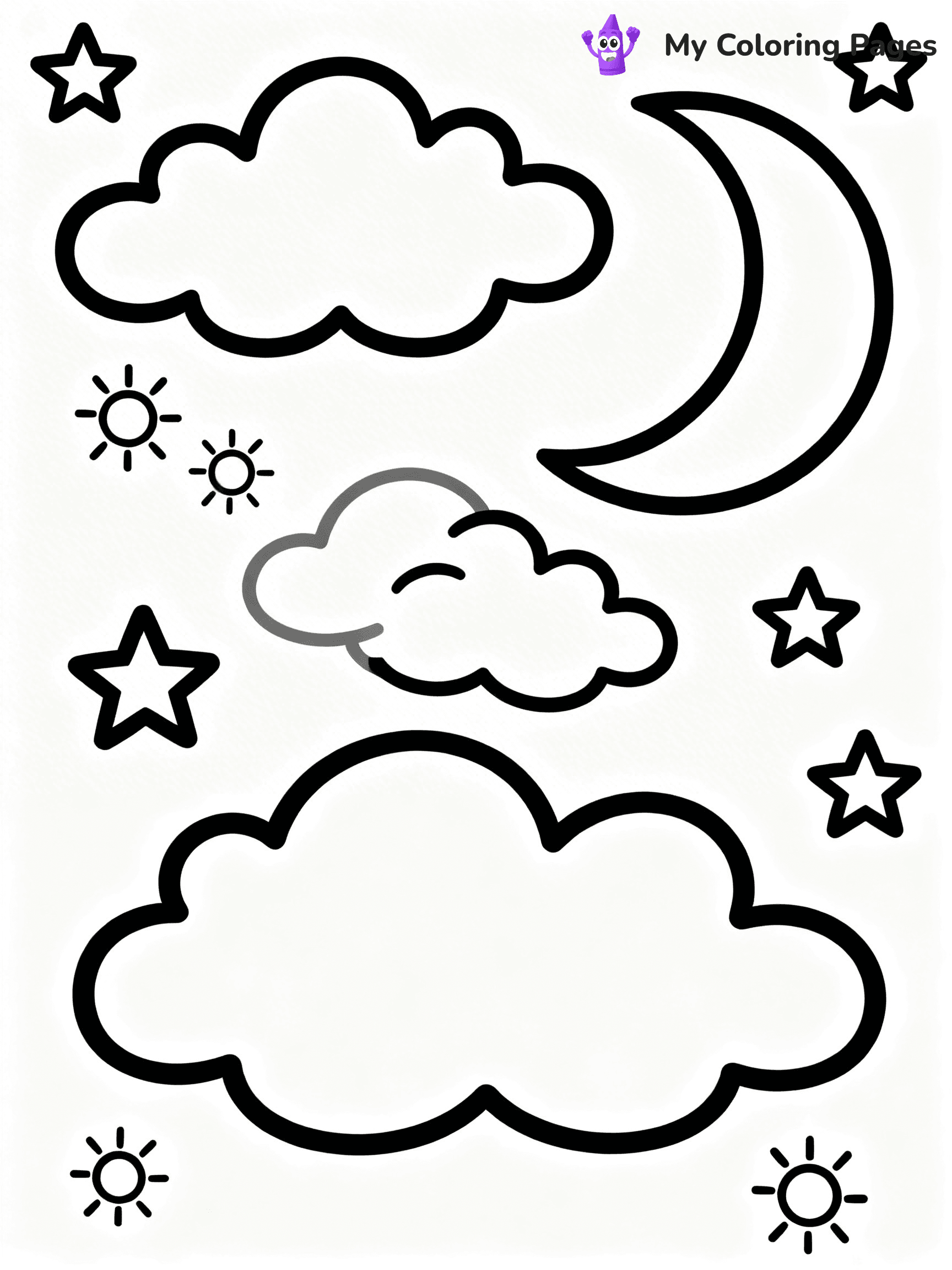 Sky Coloring Pages - 24