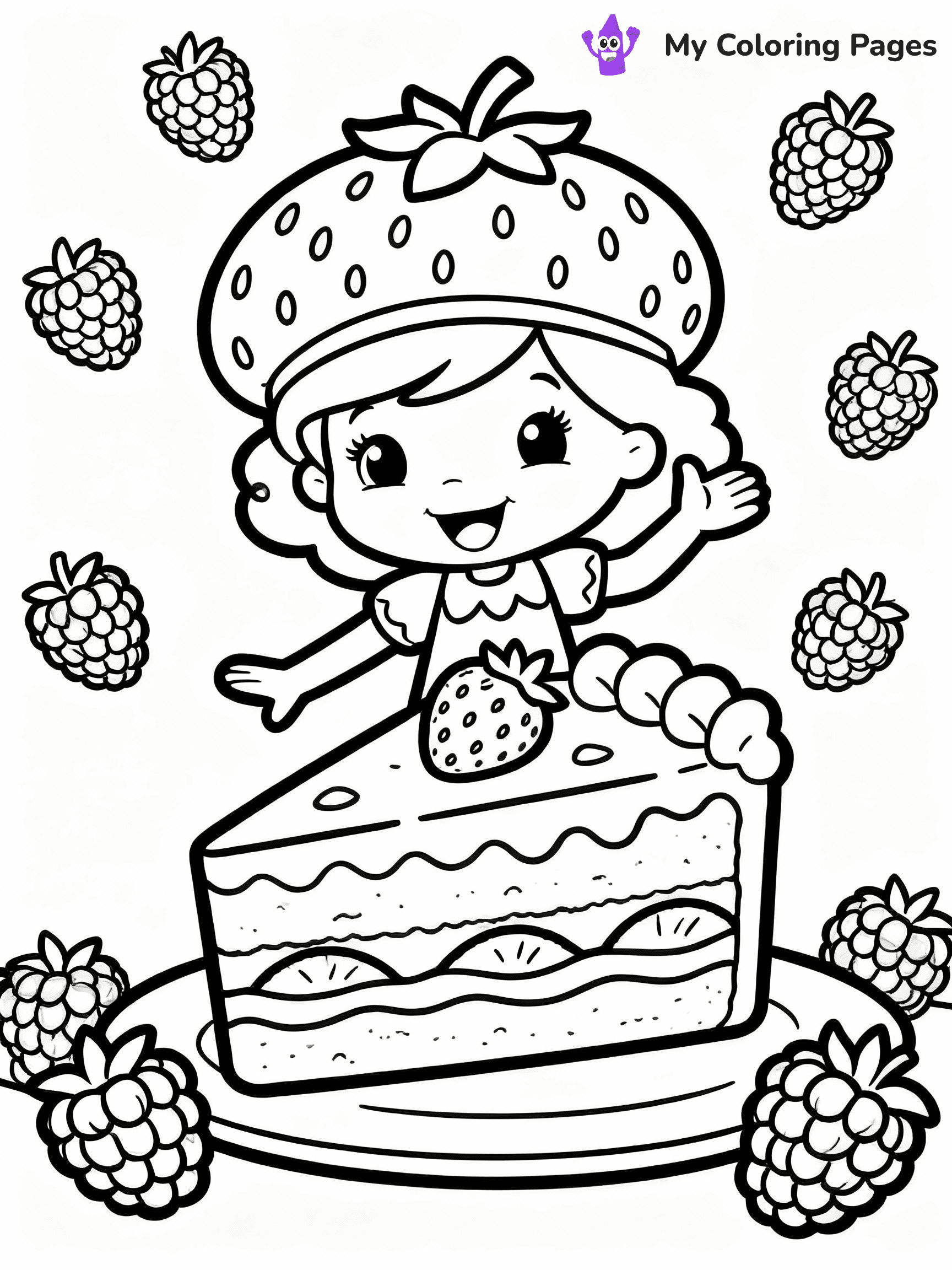 Strawberry Shortcake Coloring Pages - 22
