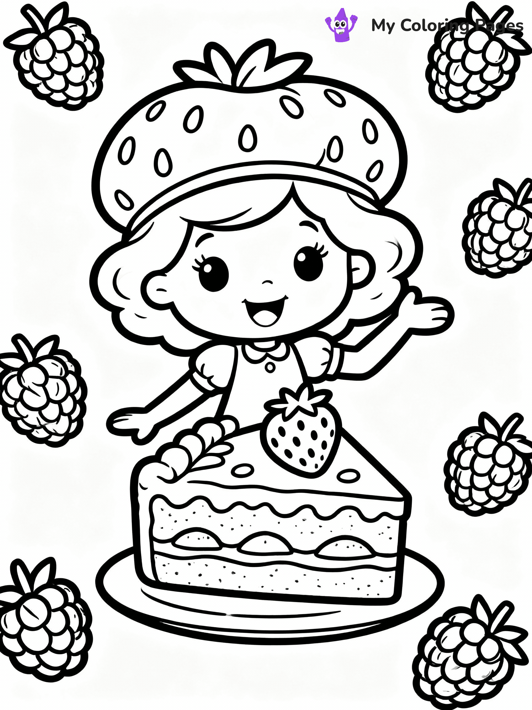Strawberry Shortcake Coloring Pages - 21