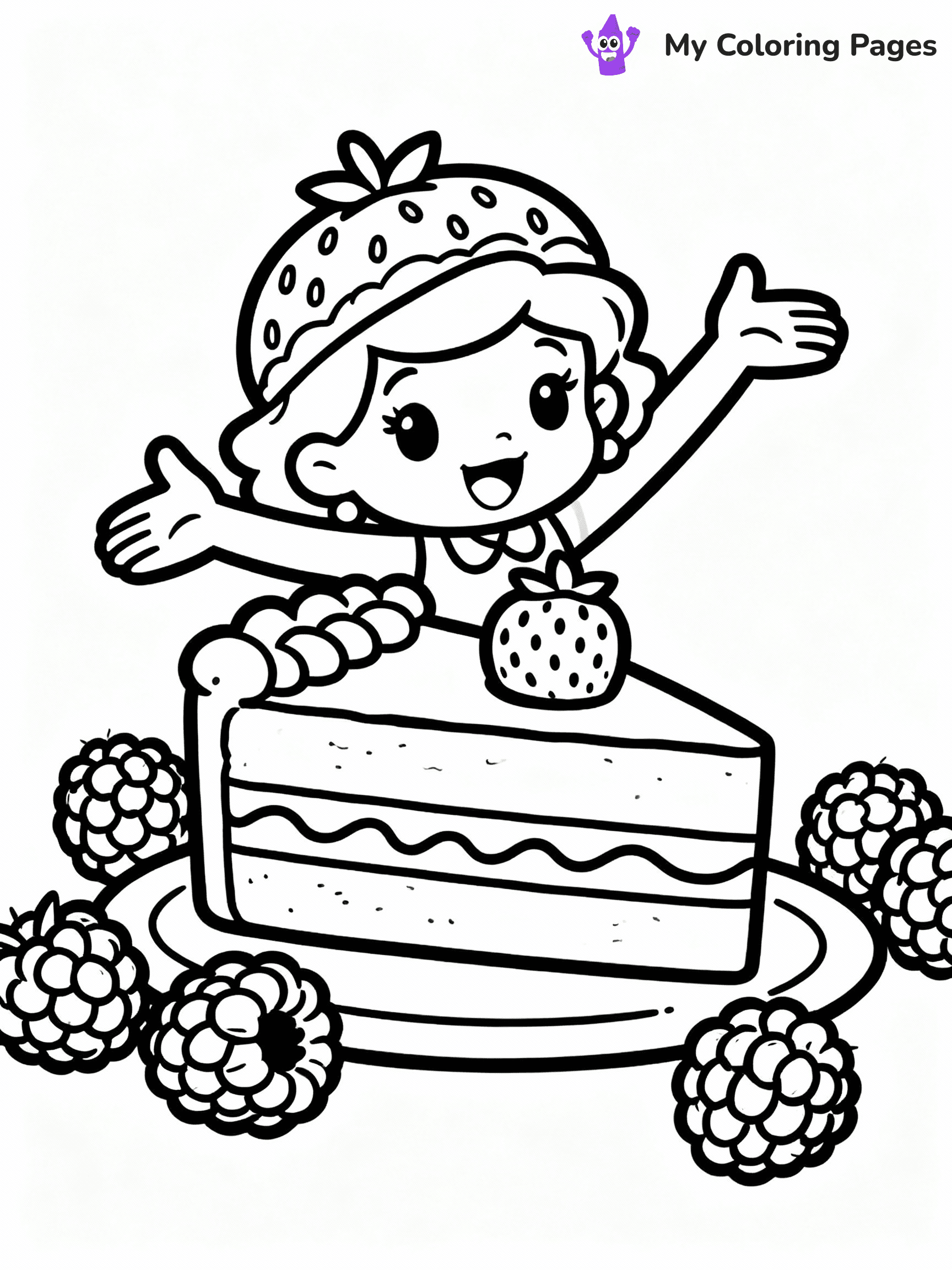 Strawberry Shortcake Coloring Pages - 20
