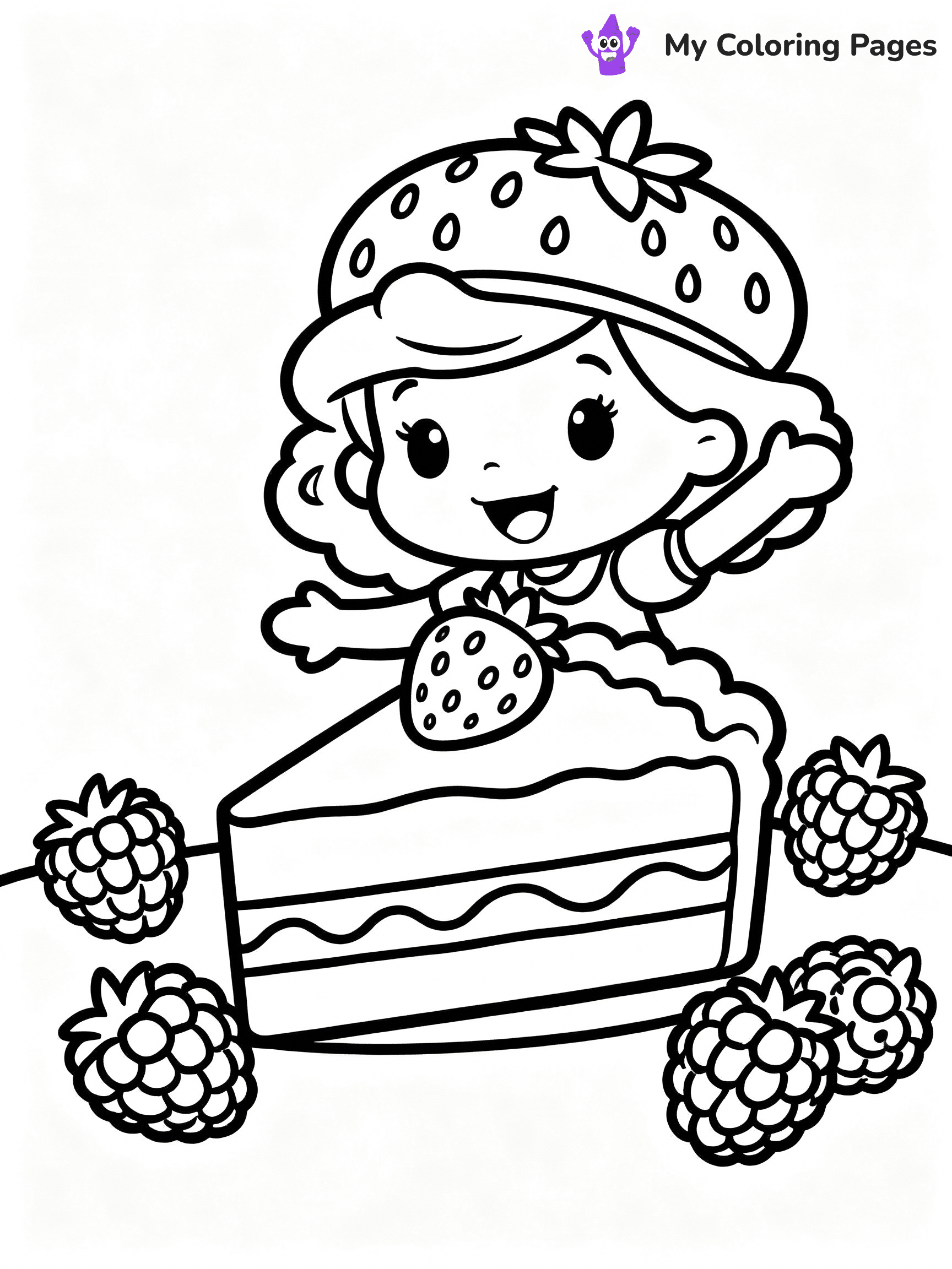 Strawberry Shortcake Coloring Pages - 17