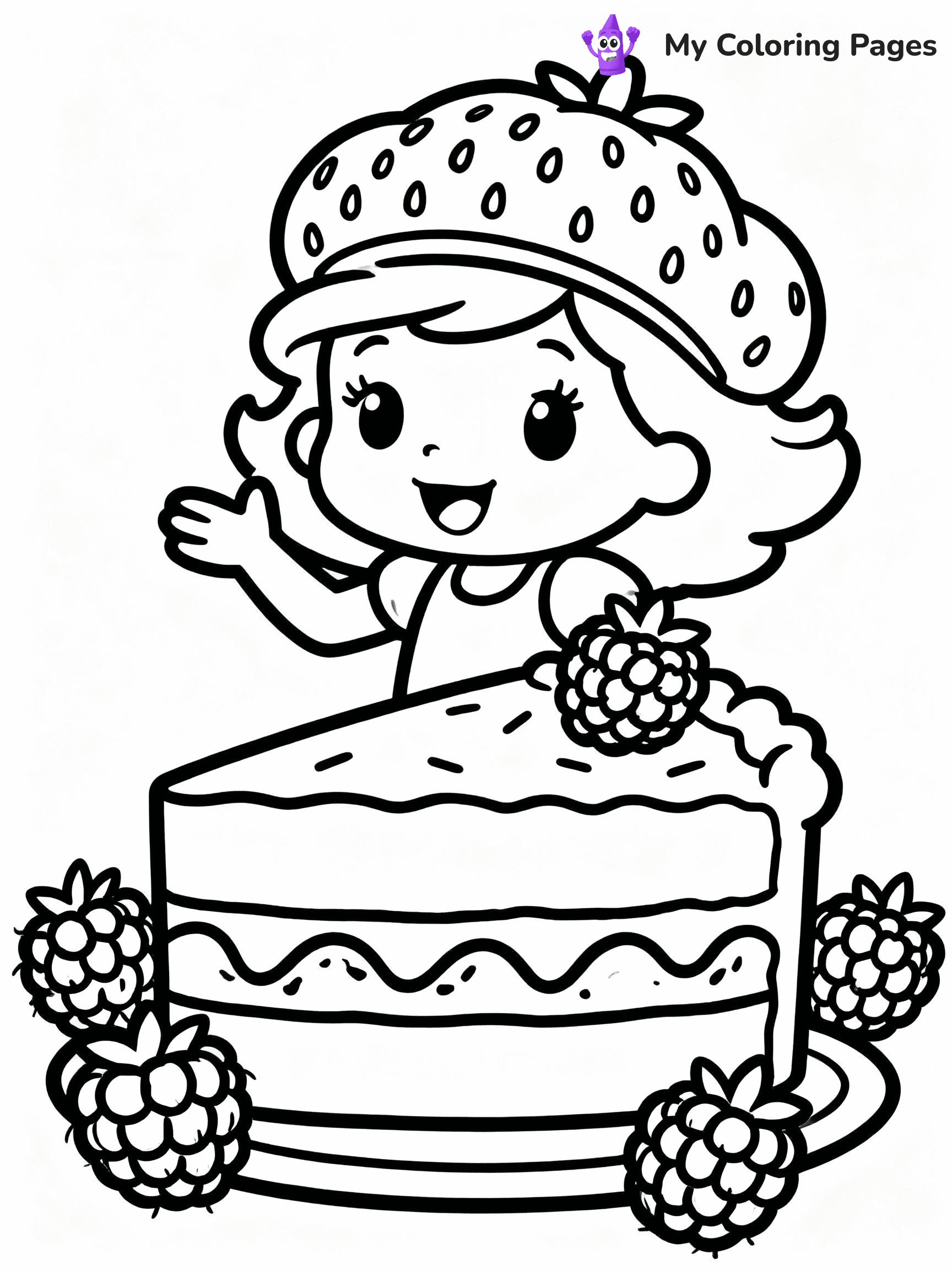 Strawberry Shortcake Coloring Pages - 16