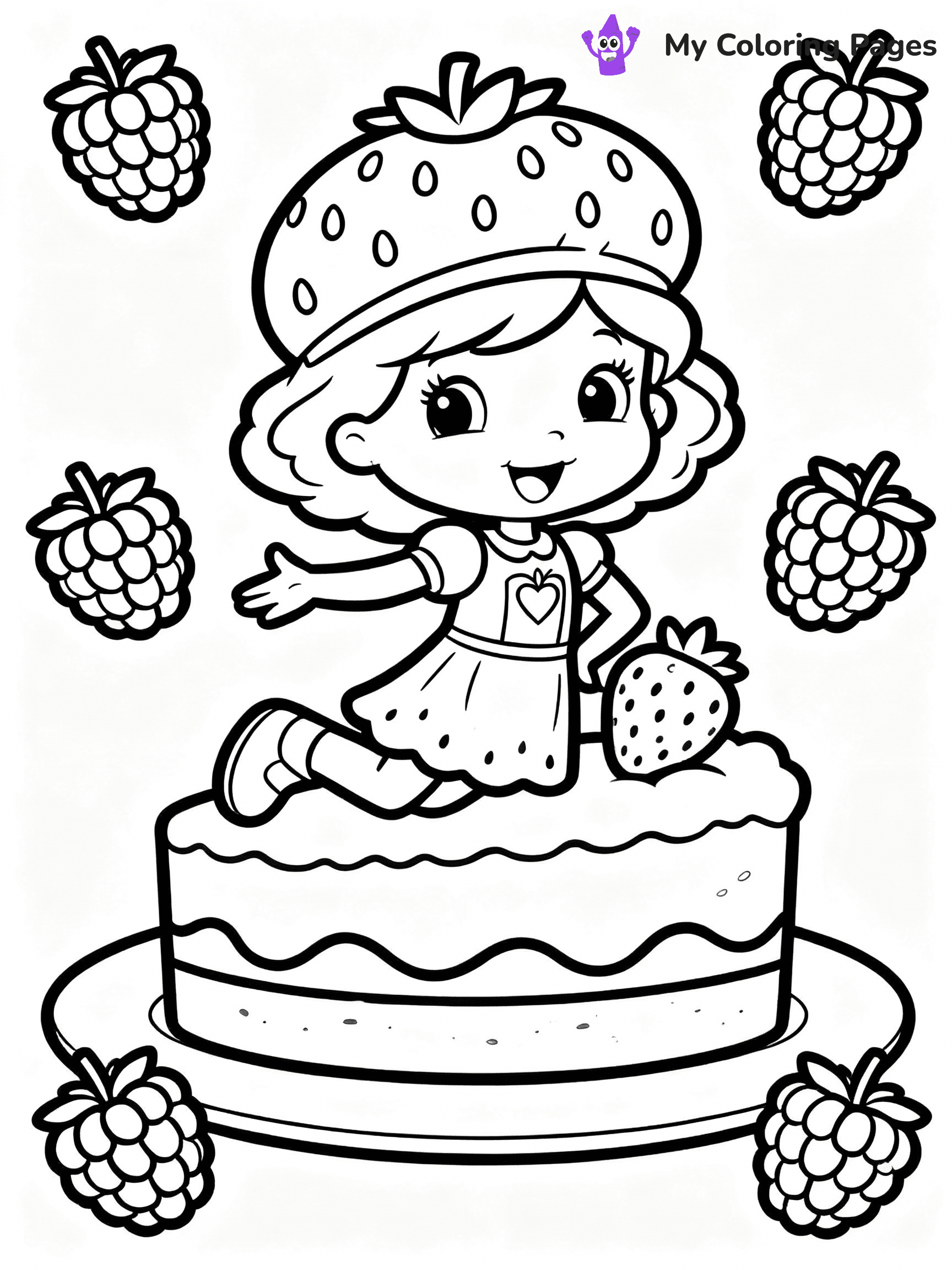 Strawberry Shortcake Coloring Pages - 15