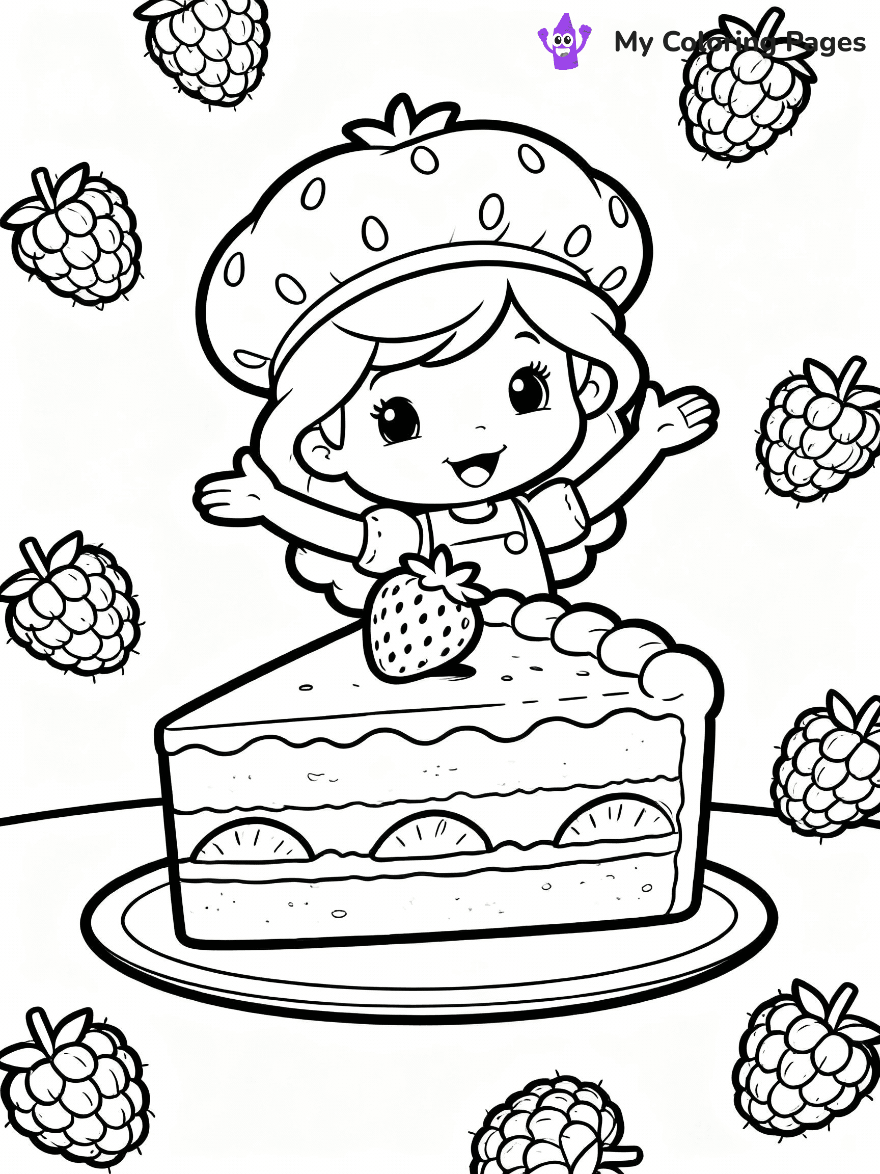 Strawberry Shortcake Coloring Pages - 14
