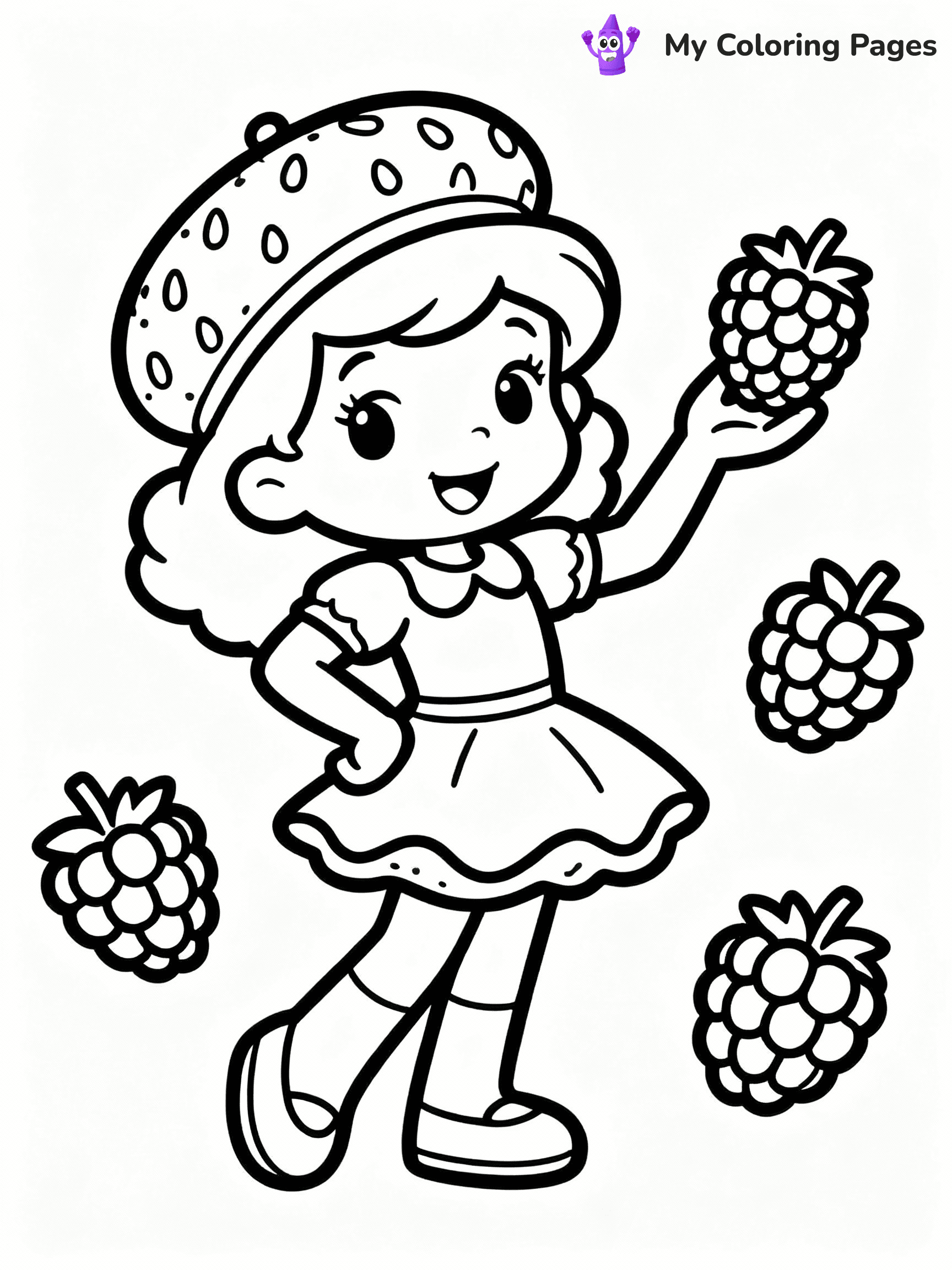 Strawberry Shortcake Coloring Pages - 13