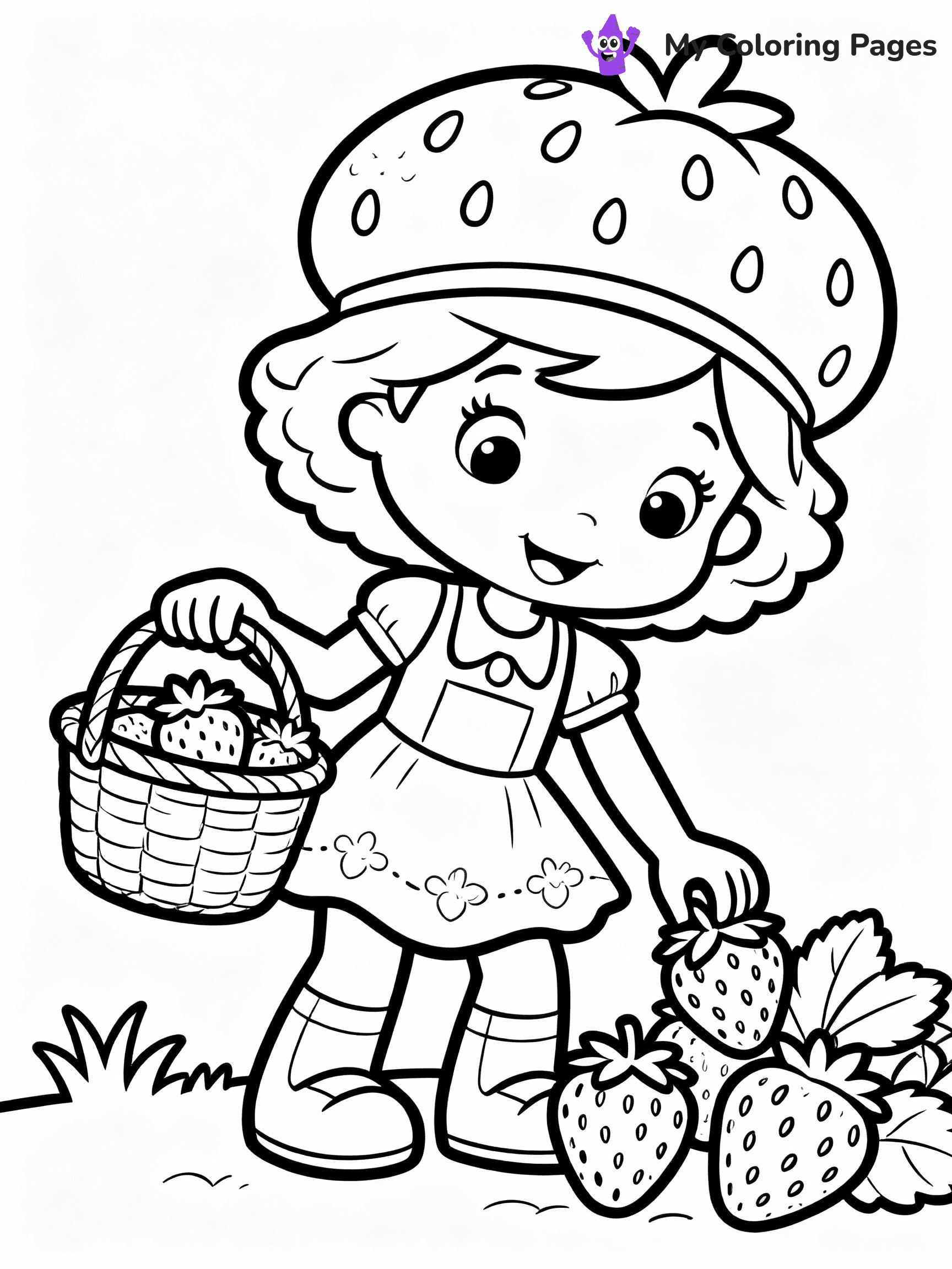 Strawberry Shortcake Coloring Pages - 12