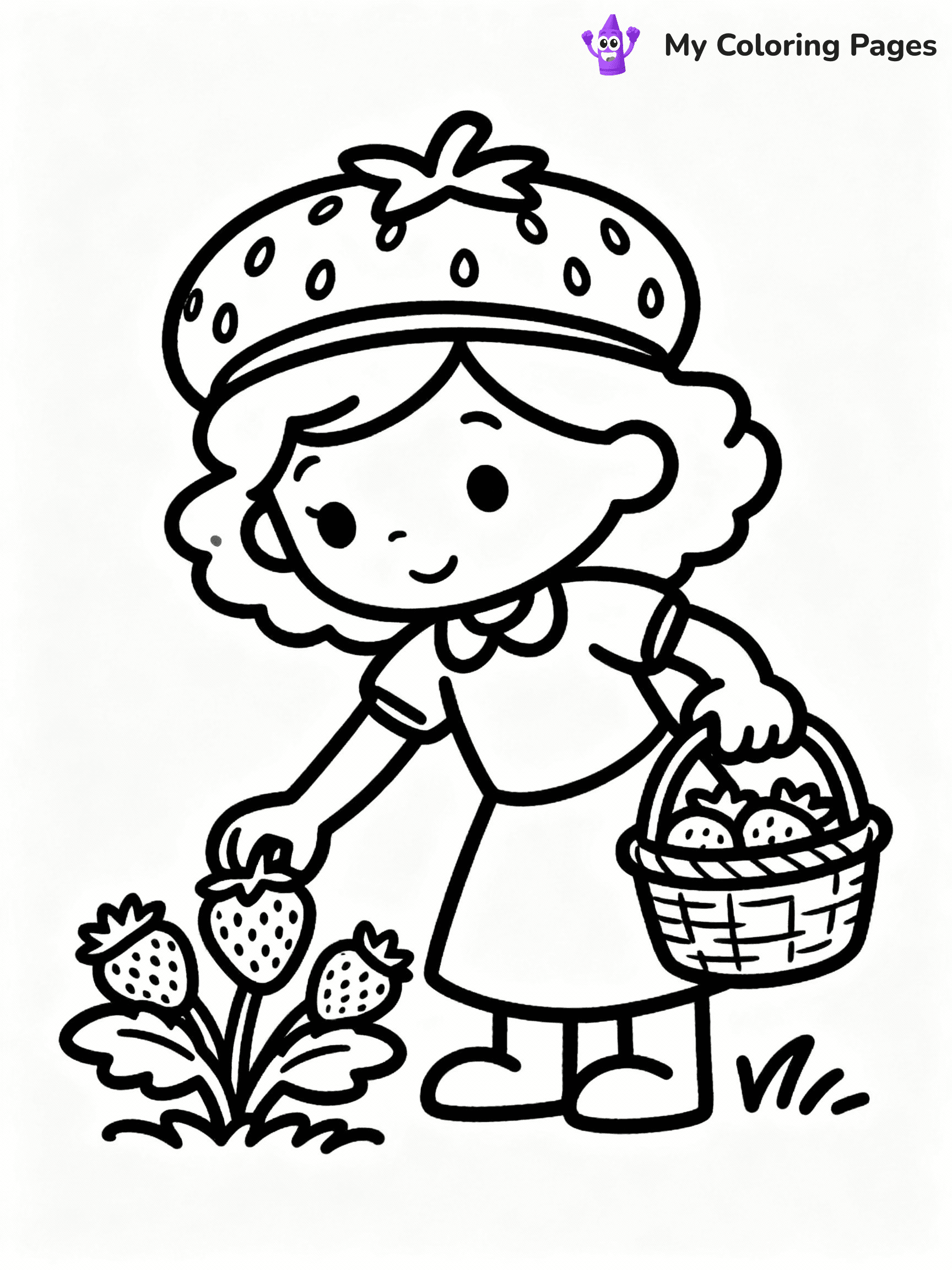 Strawberry Shortcake Coloring Pages - 11