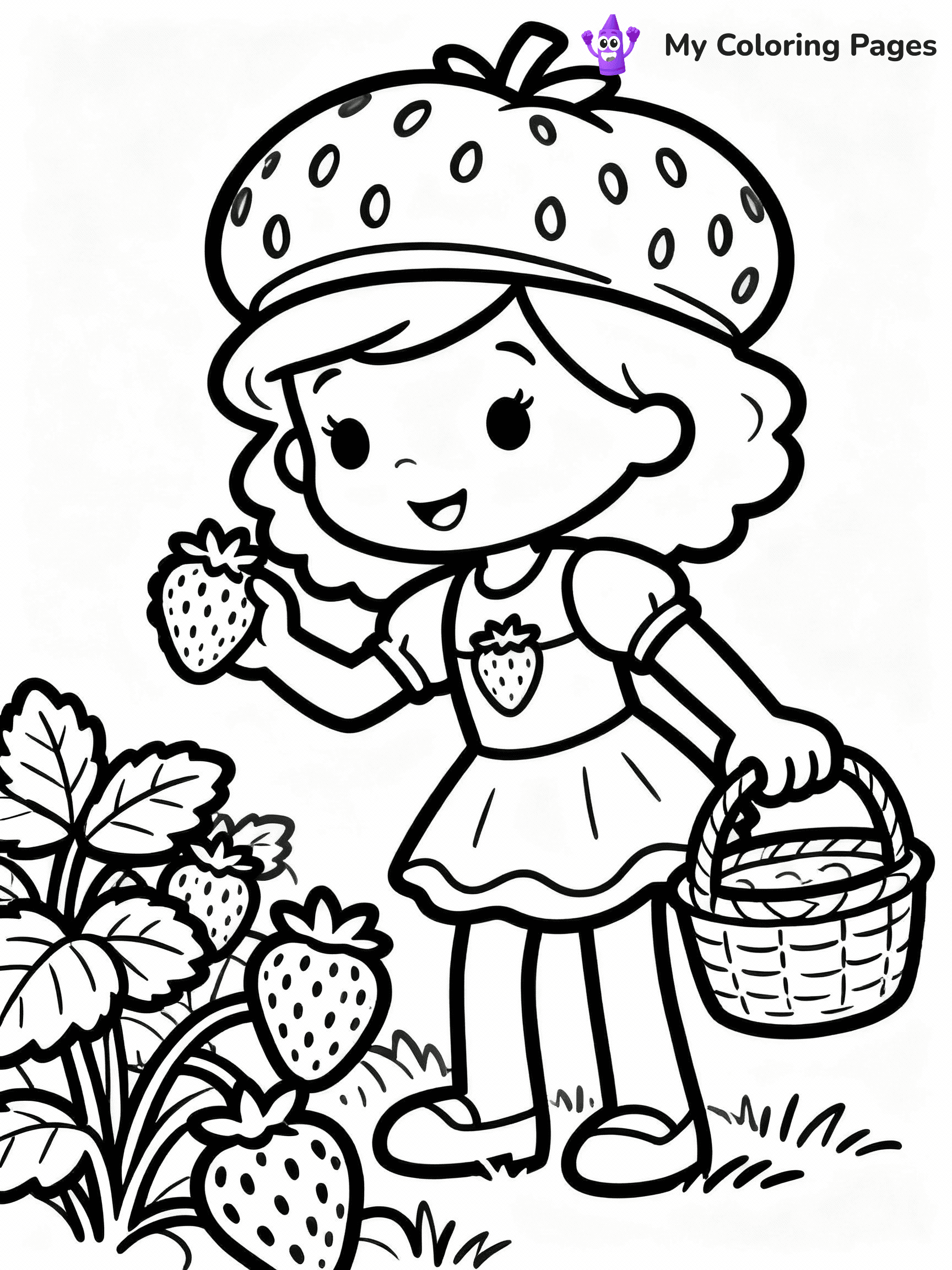Strawberry Shortcake Coloring Pages - 10