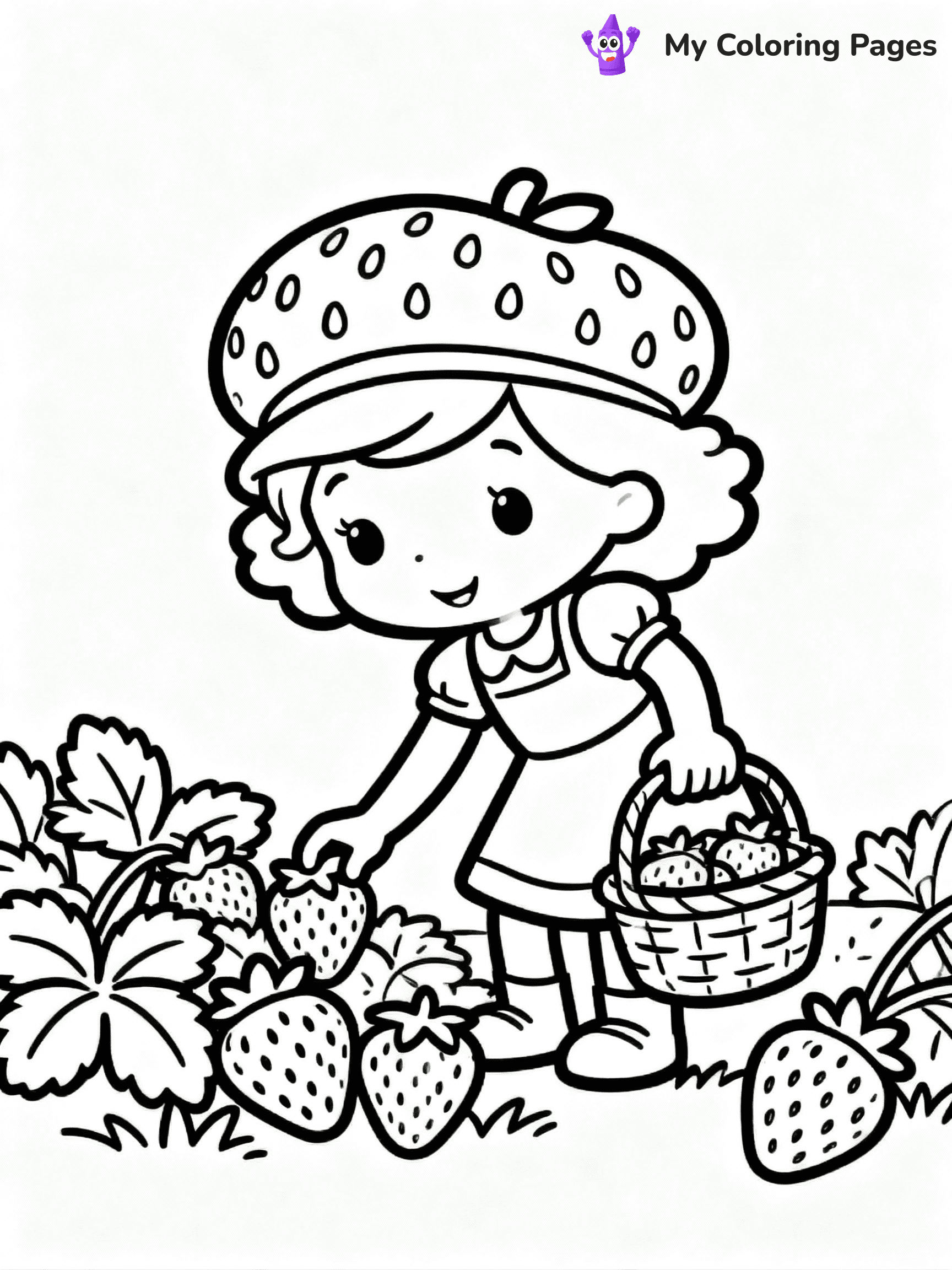 Strawberry Shortcake Coloring Pages - 9