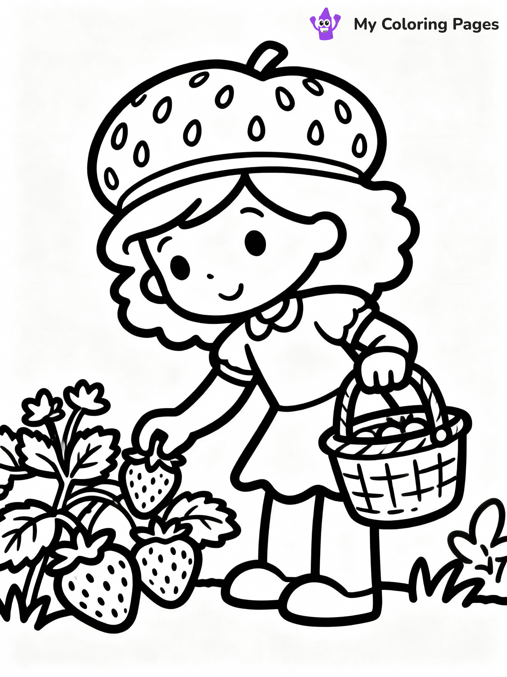 Strawberry Shortcake Coloring Pages - 8