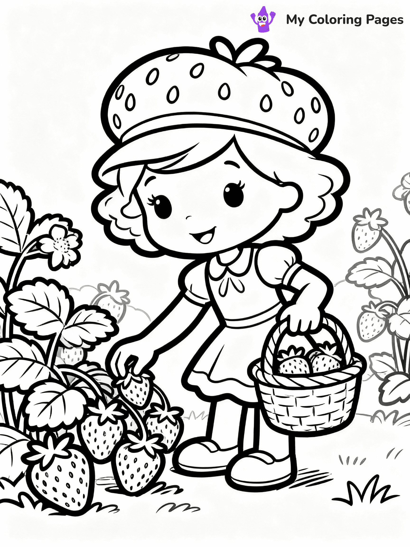Strawberry Shortcake Coloring Pages - 7
