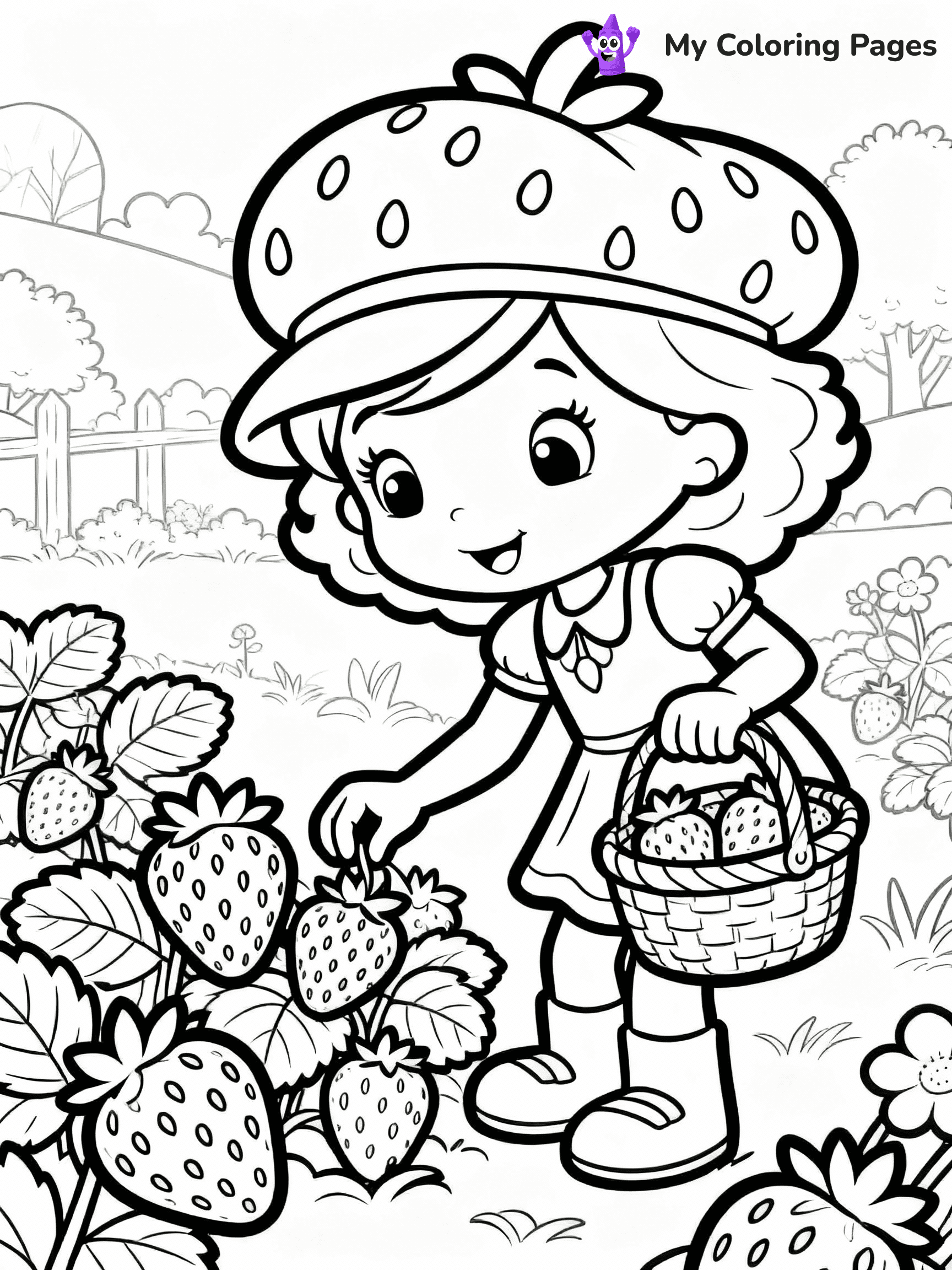 Strawberry Shortcake Coloring Pages - 6