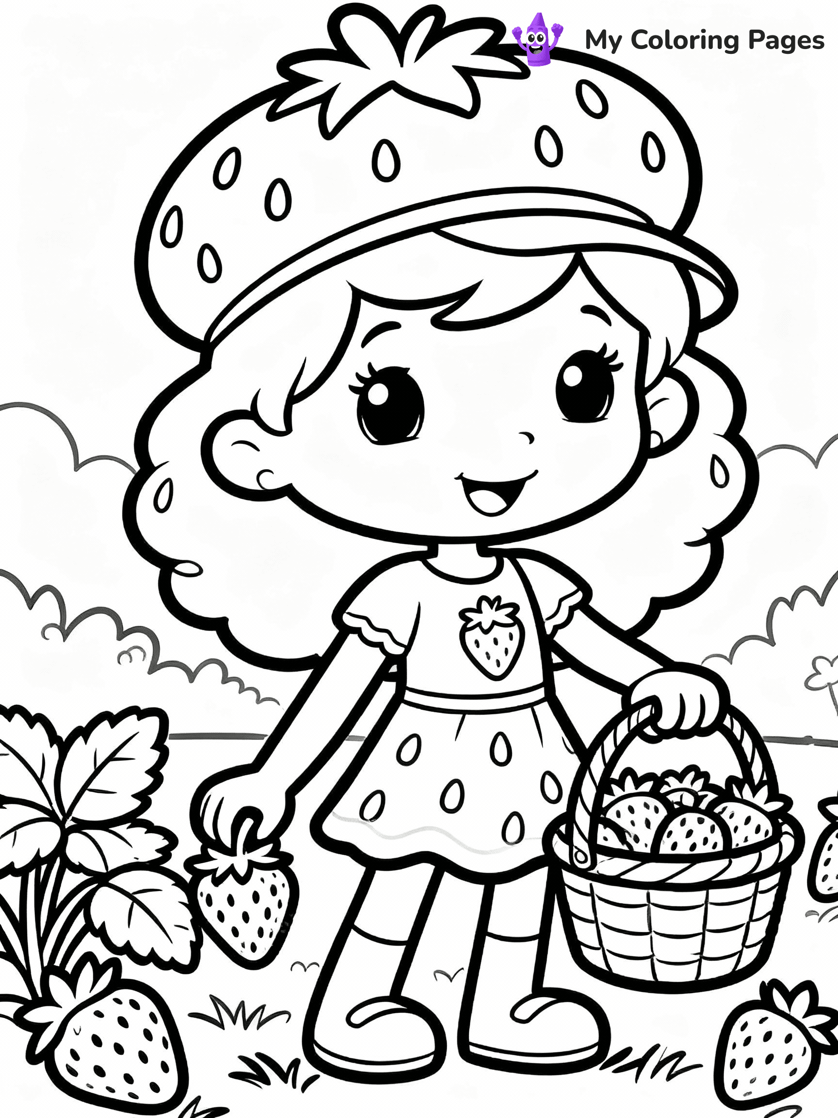 Strawberry Shortcake Coloring Pages - 5