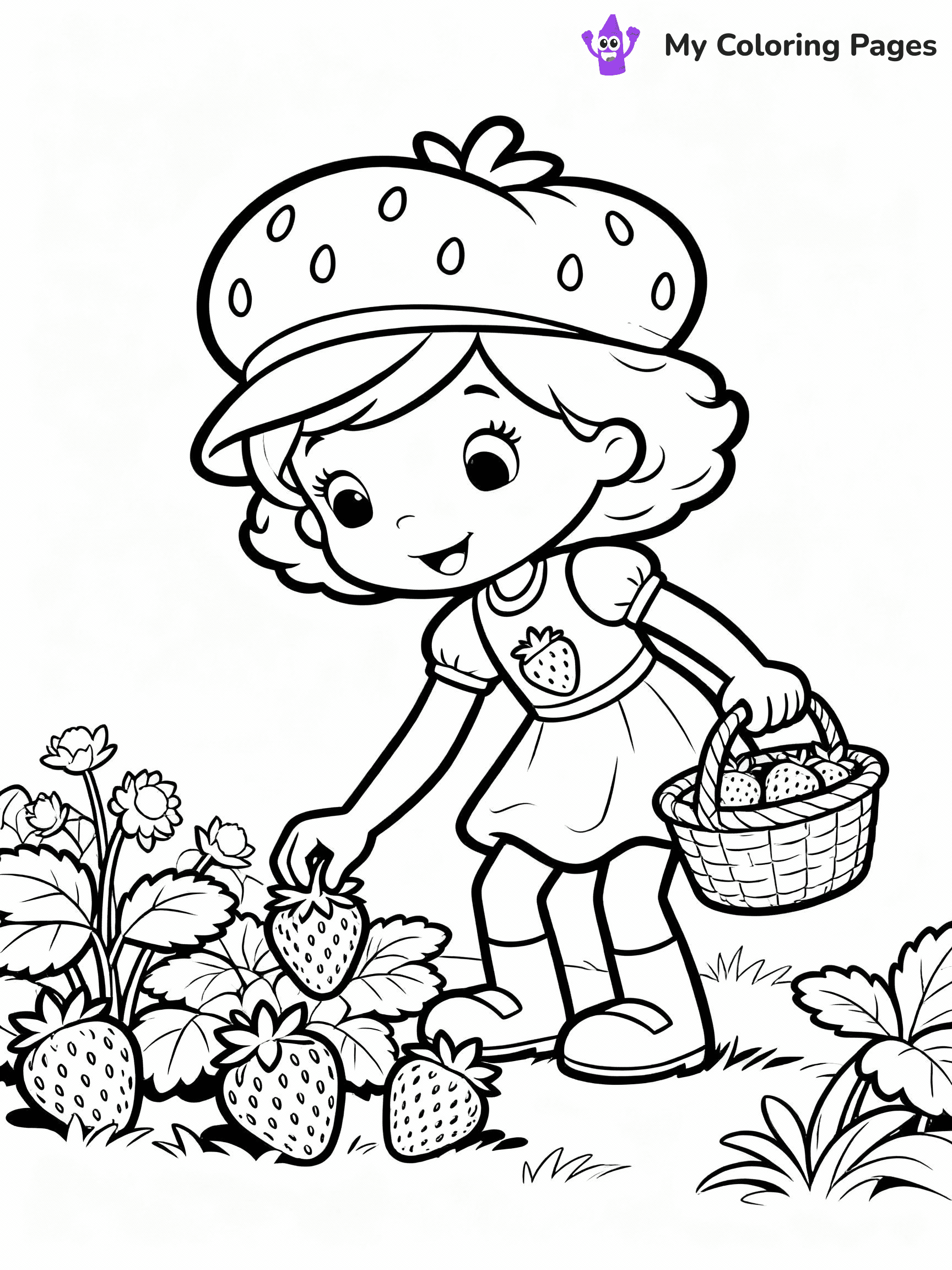Strawberry Shortcake Coloring Pages - 4