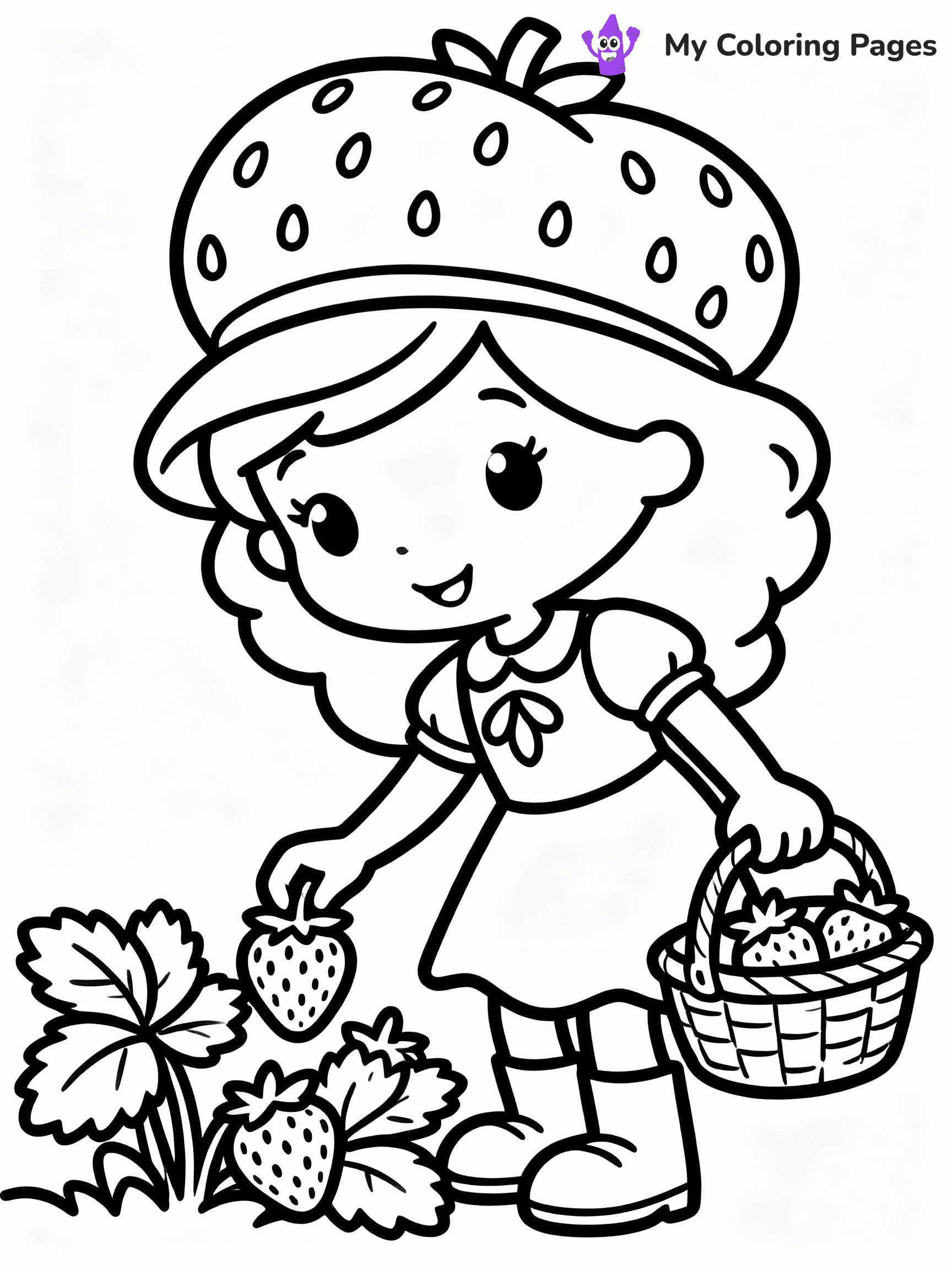 Strawberry Shortcake Coloring Pages - 3