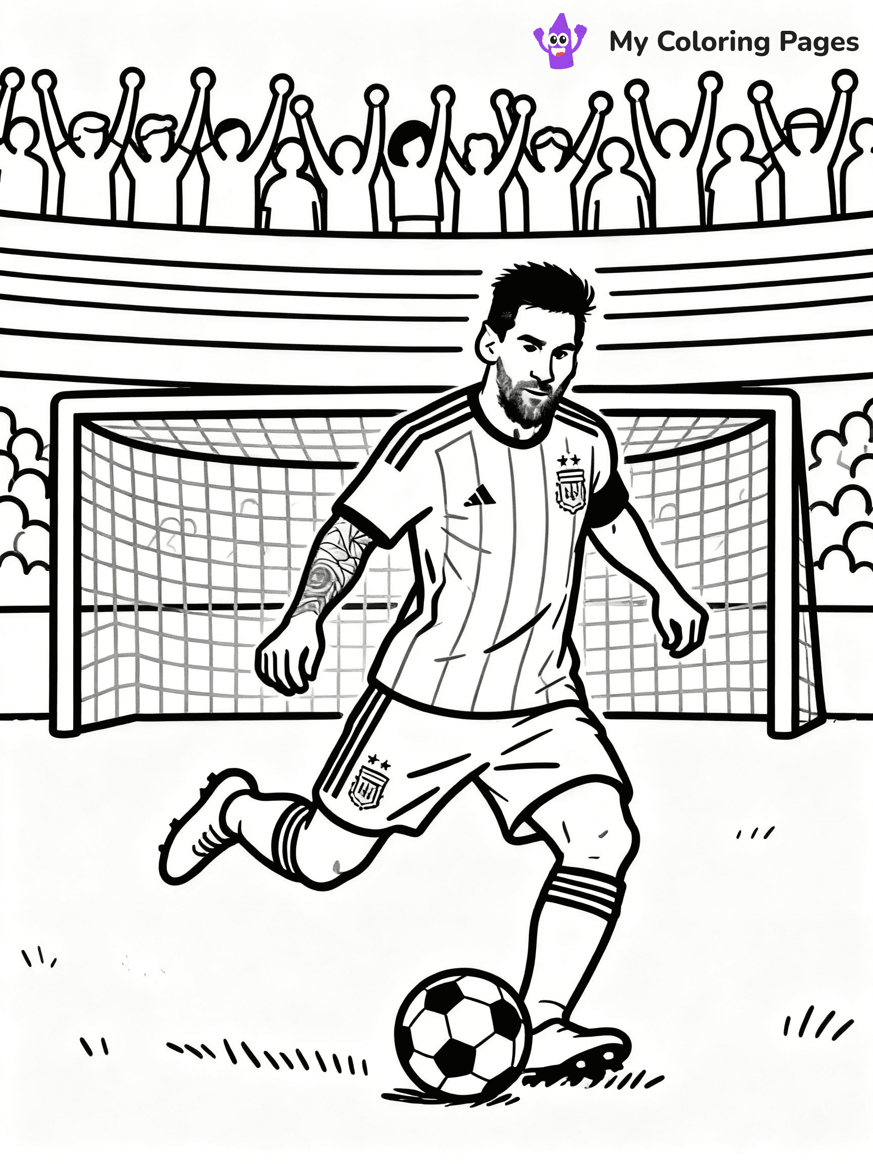 Messi Coloring Pages - 5