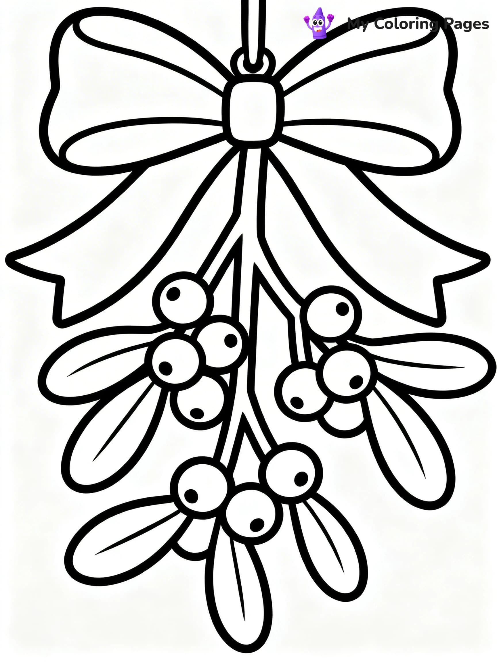Mistletoe Coloring Pages - 21