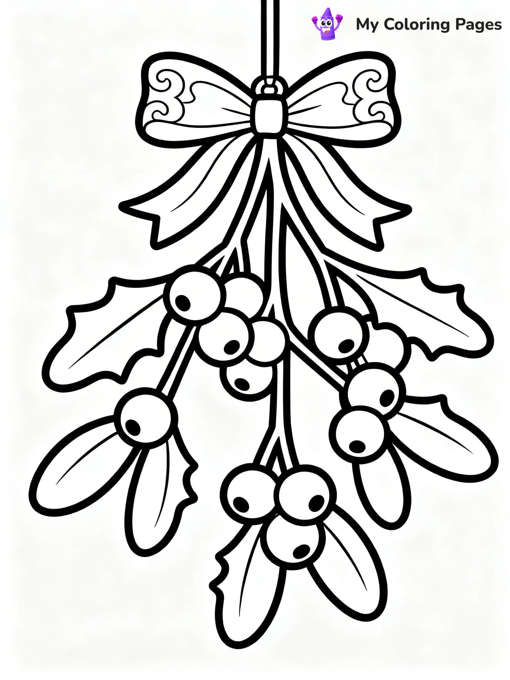 Mistletoe Coloring Pages - 20