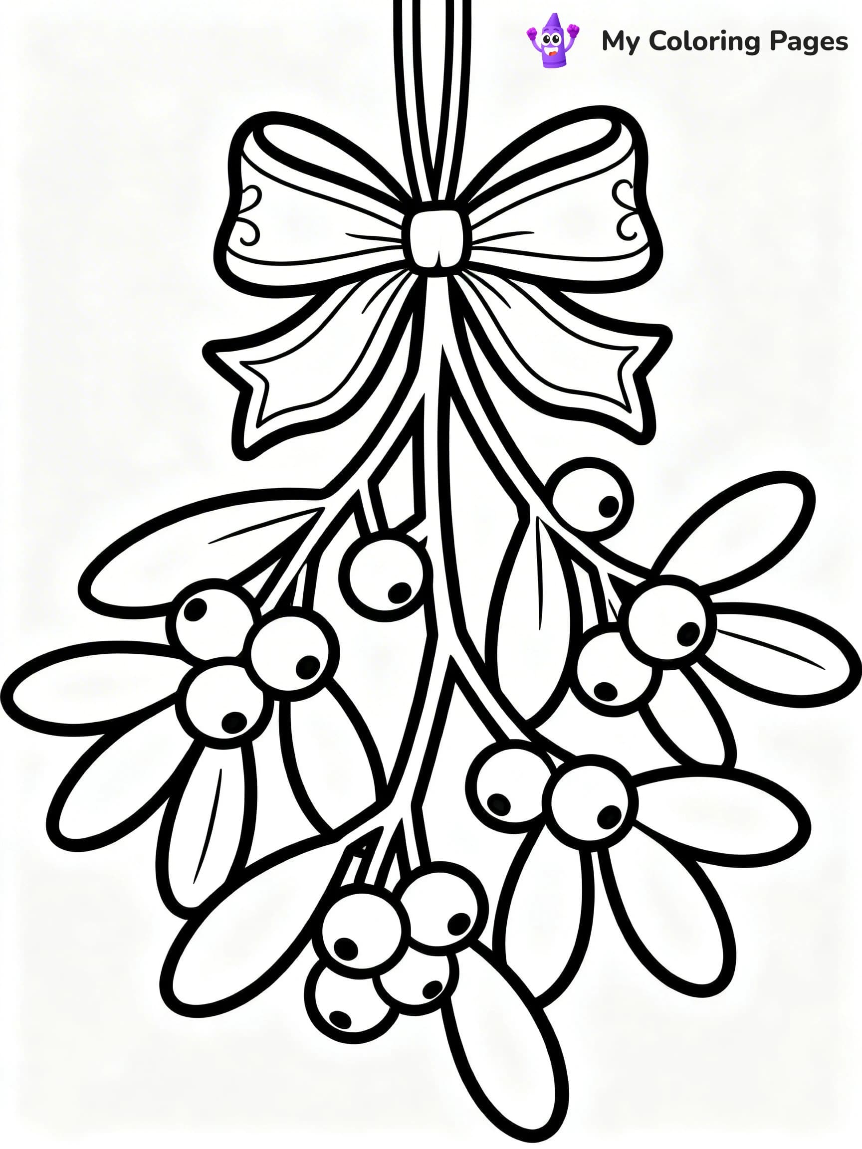 Mistletoe Coloring Pages - 19