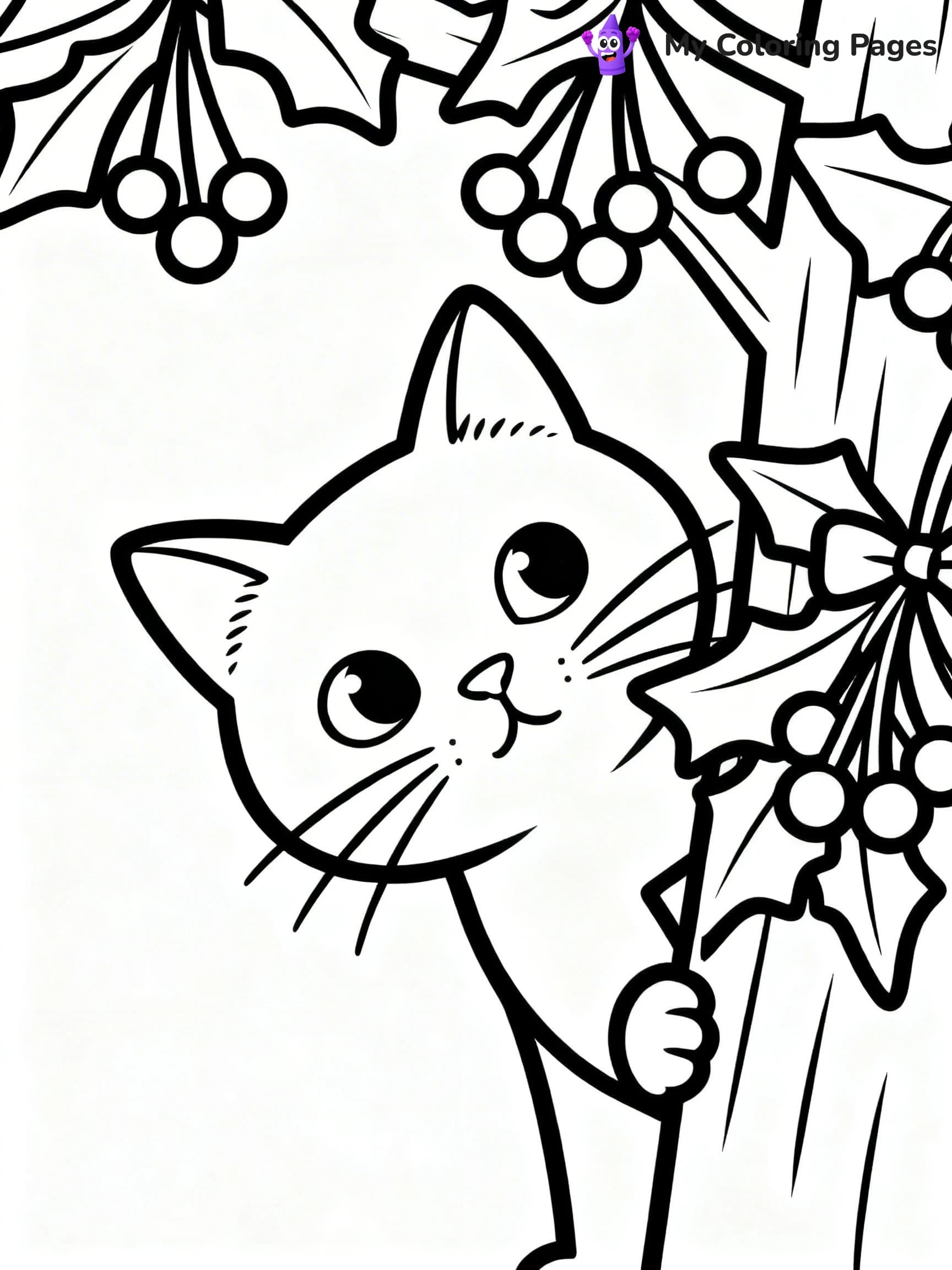 Mistletoe Coloring Pages - 9