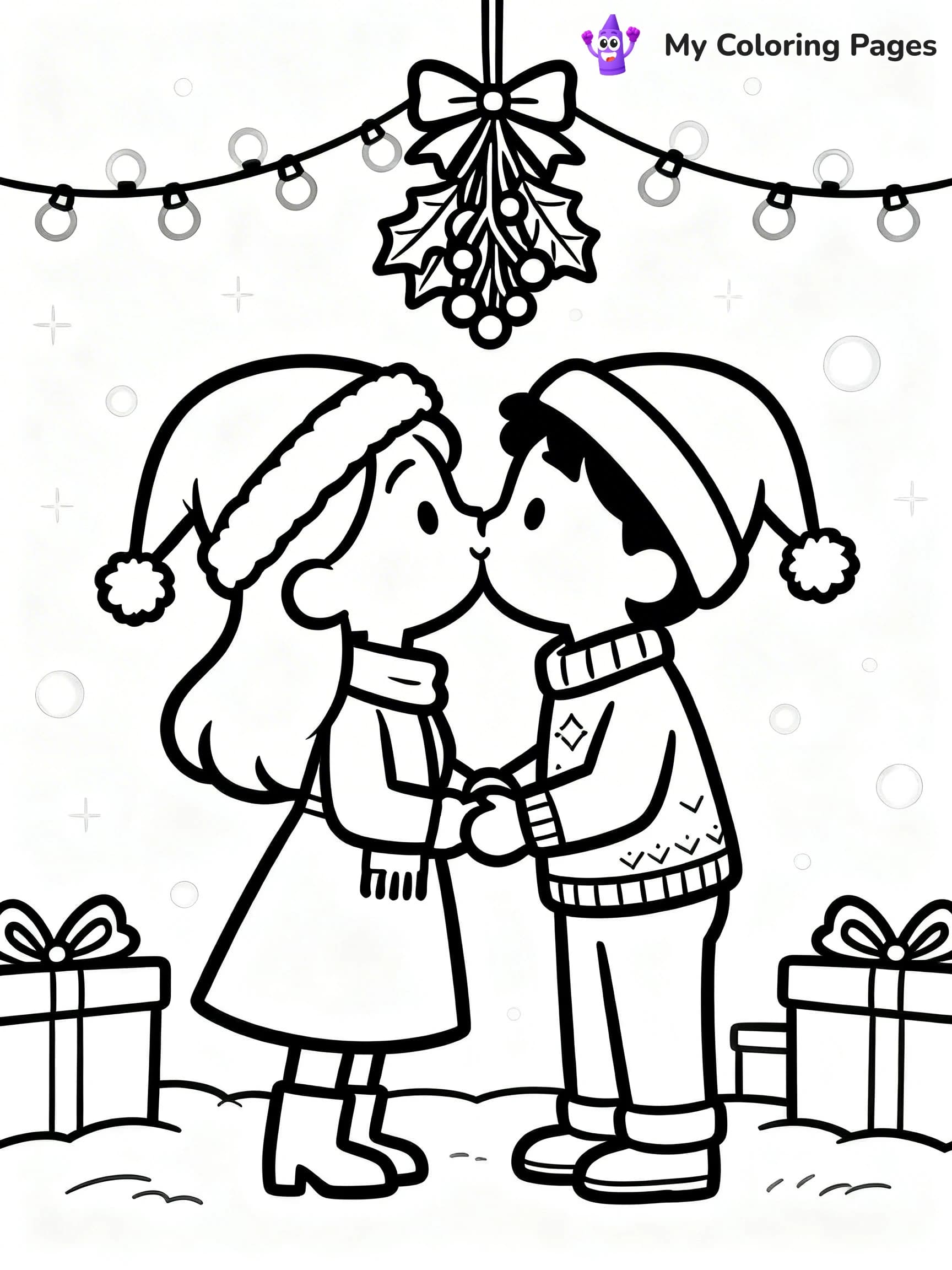 Mistletoe Coloring Pages - 5