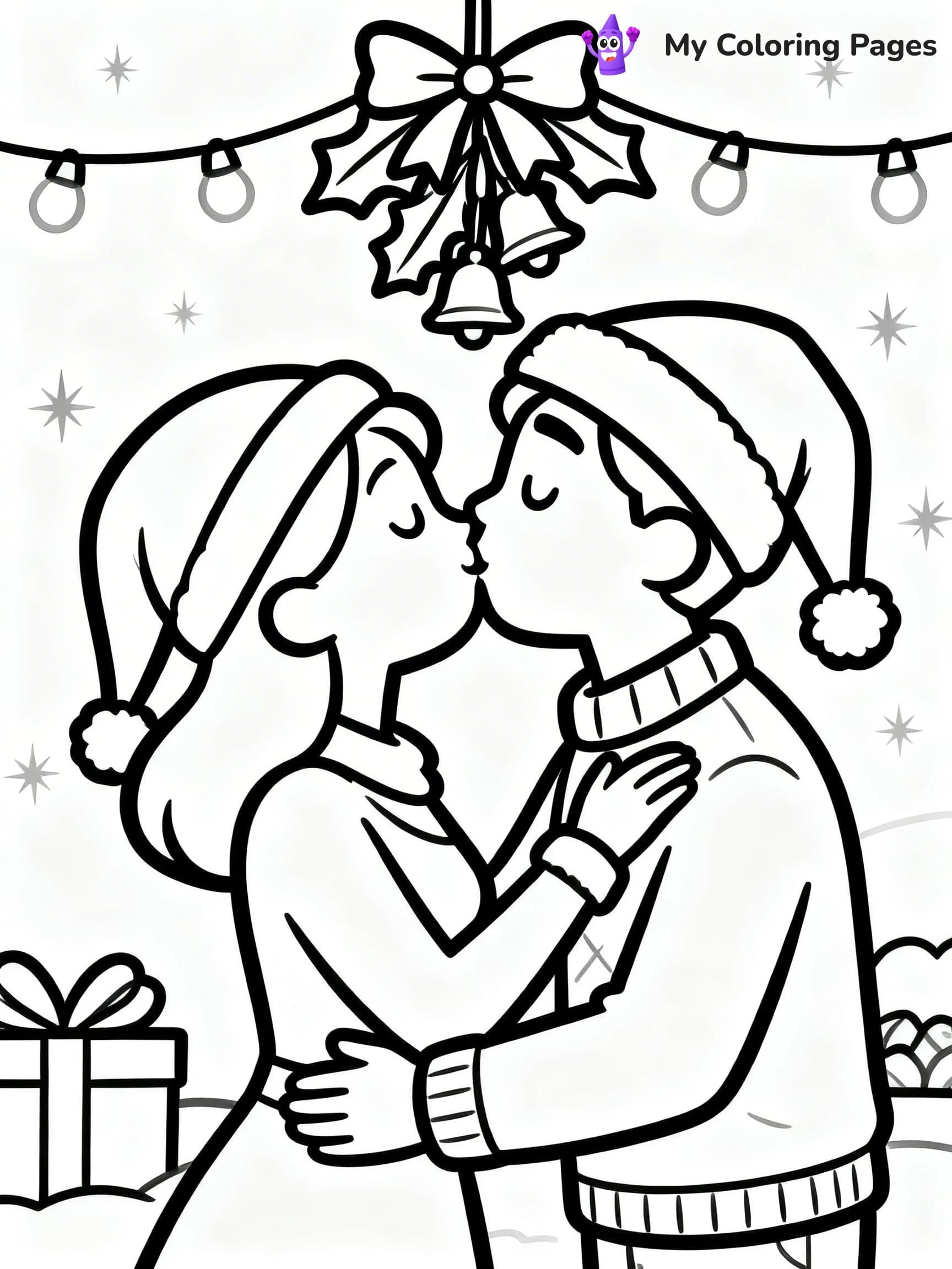 Mistletoe Coloring Pages - 4
