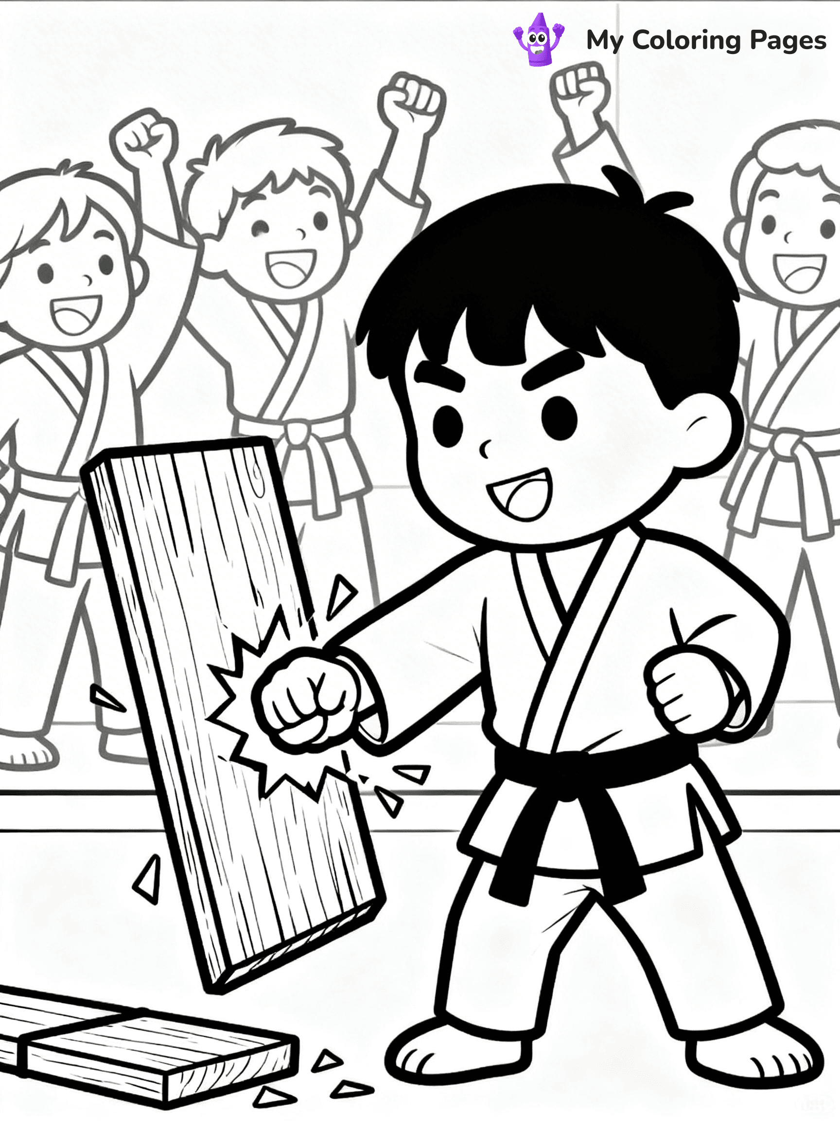 Karate Coloring Pages - 14