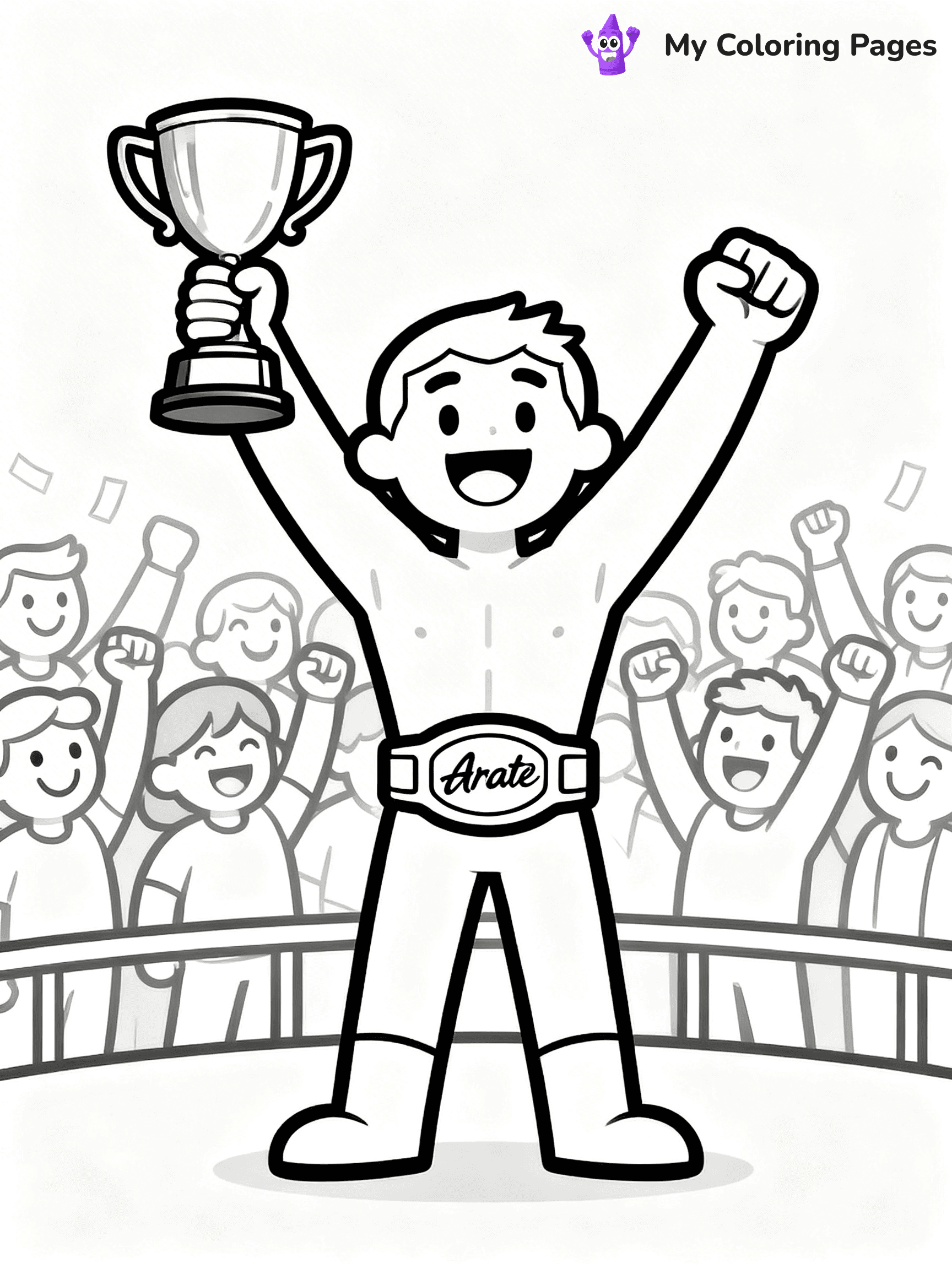 Karate Coloring Pages - 3