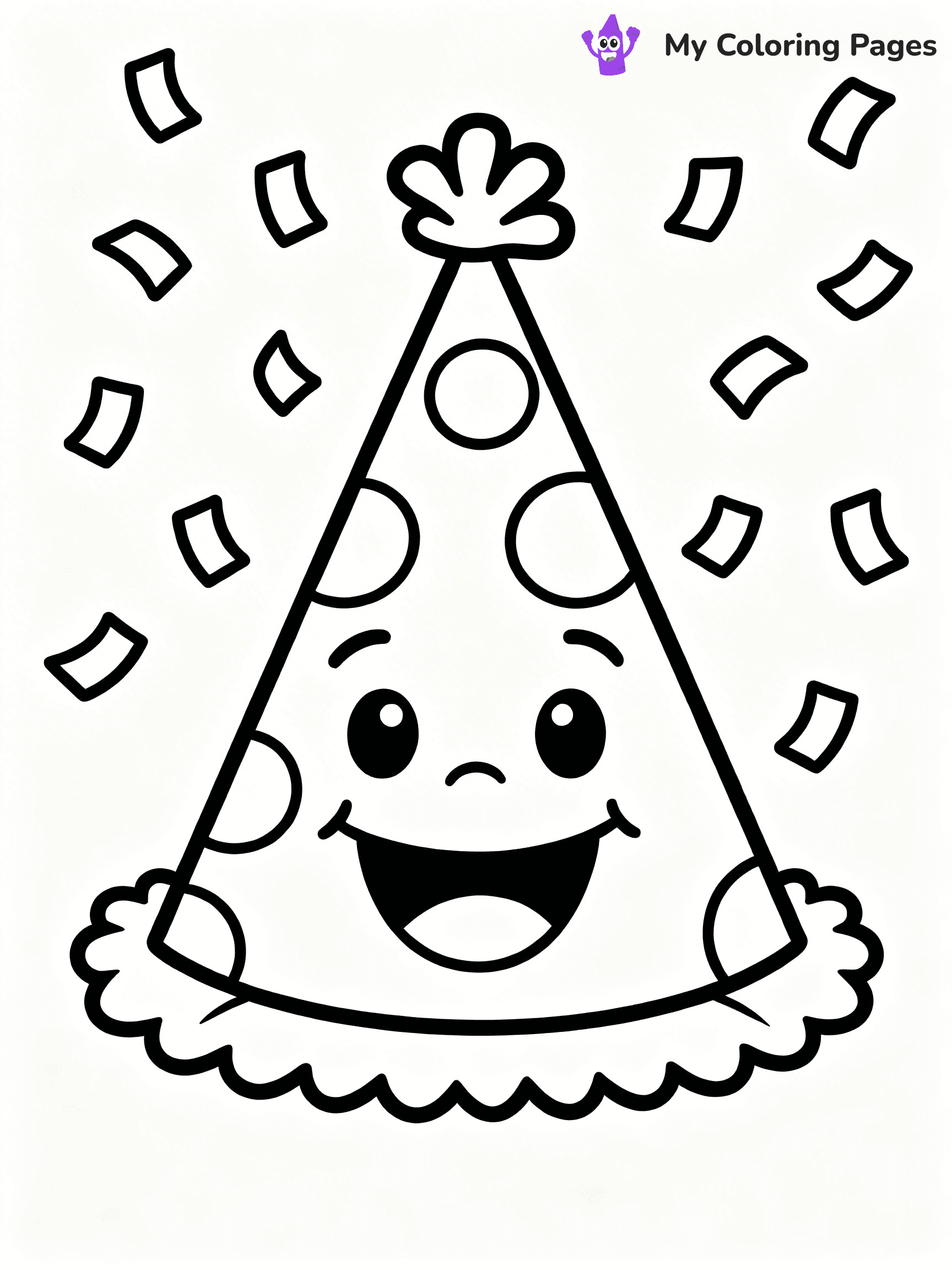 Easy New Years Coloring Pages - 82