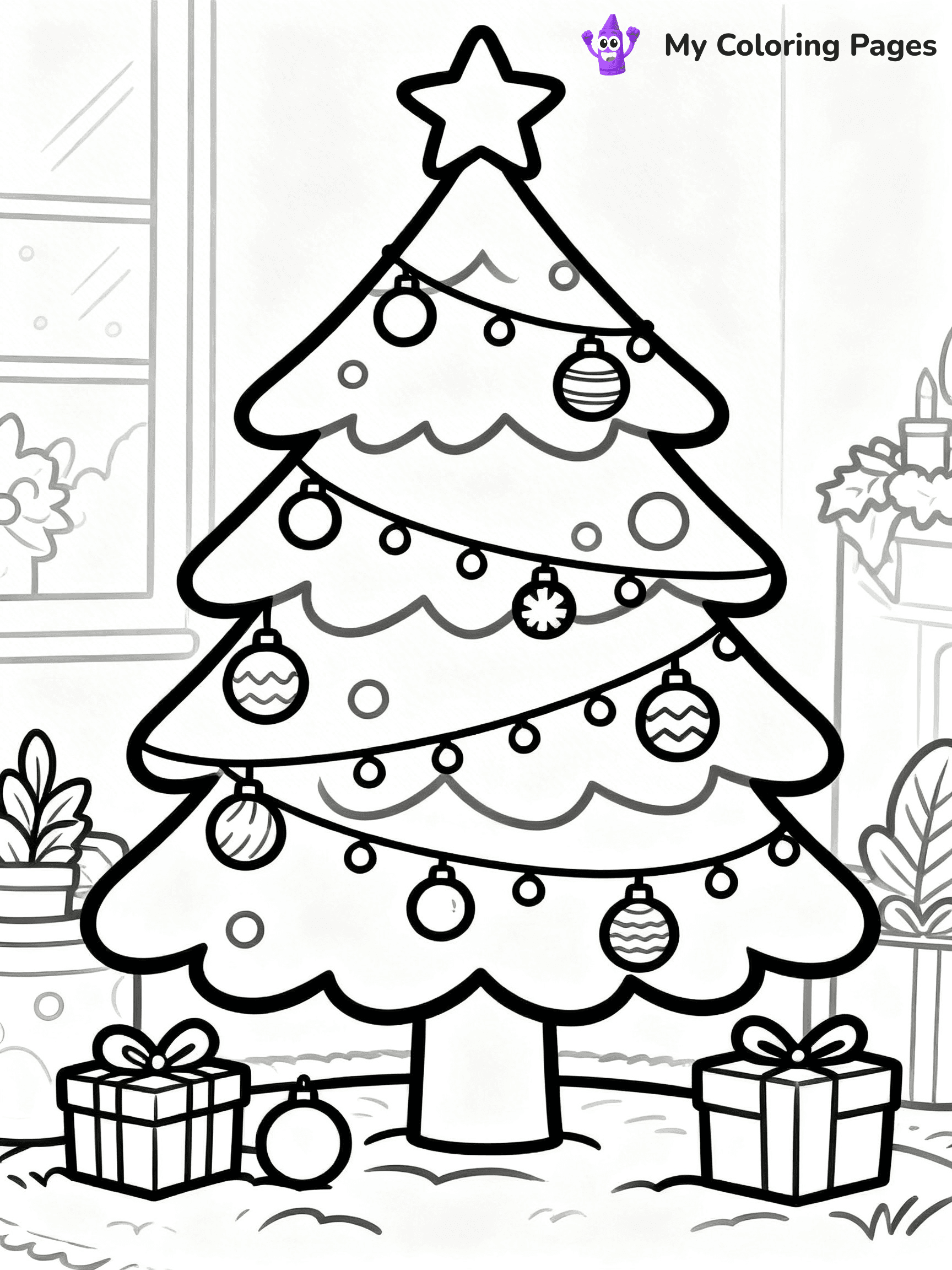 Easy New Years Coloring Pages - 60