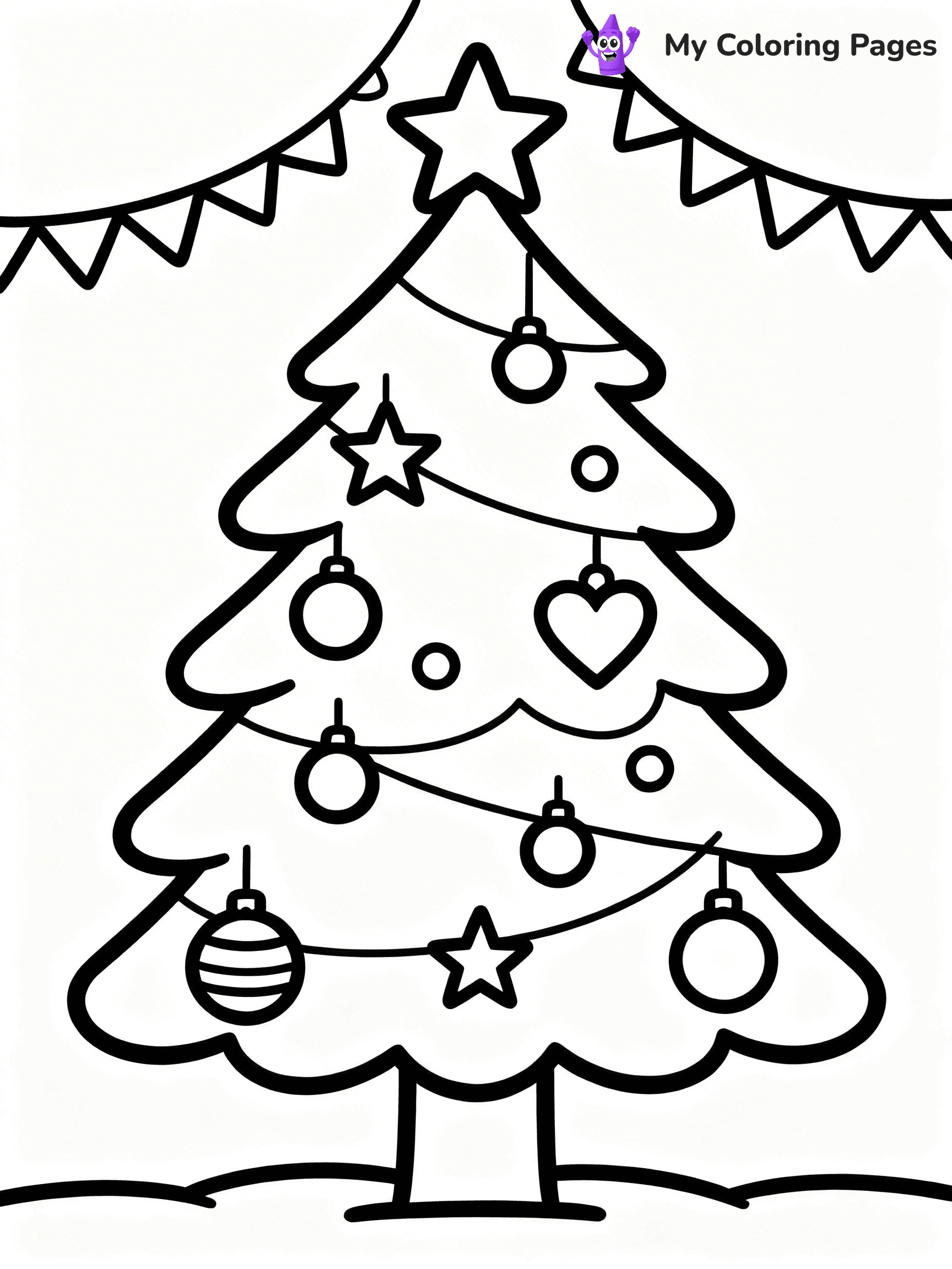 Easy New Years Coloring Pages - 58