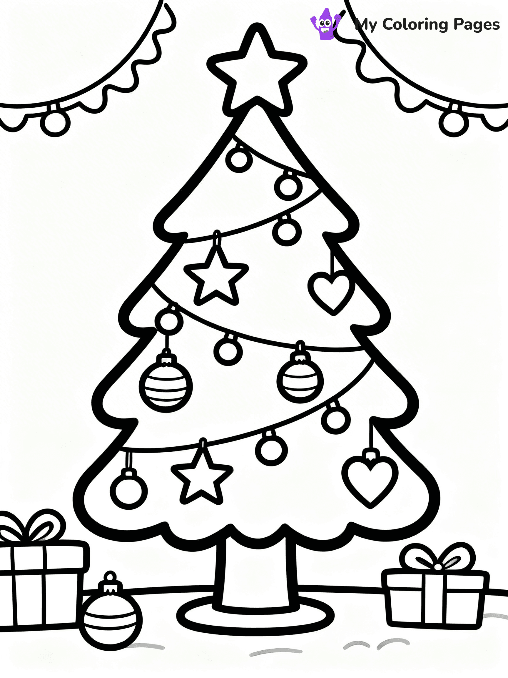 Easy New Years Coloring Pages - 57