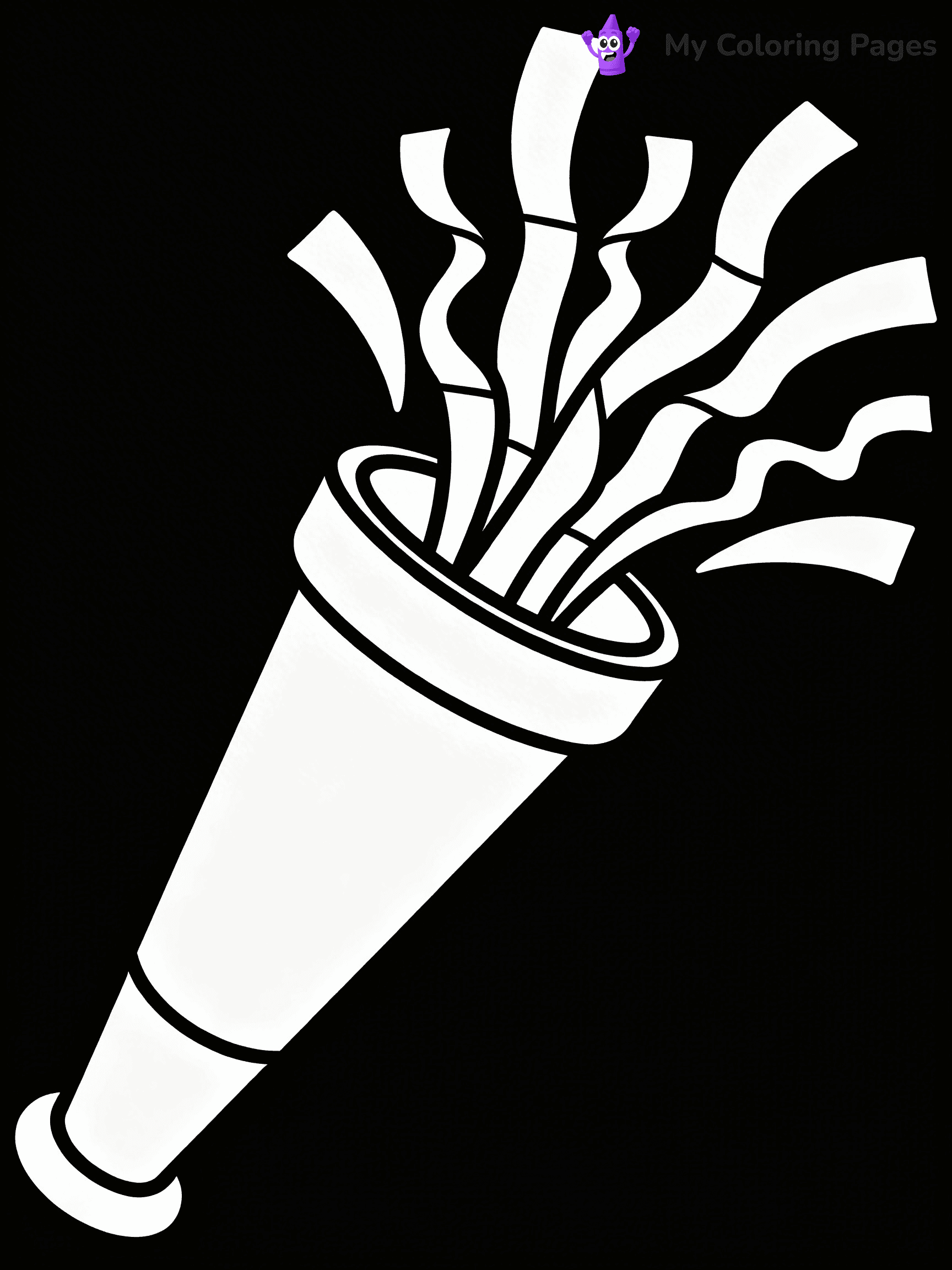 Easy New Years Coloring Pages - 26