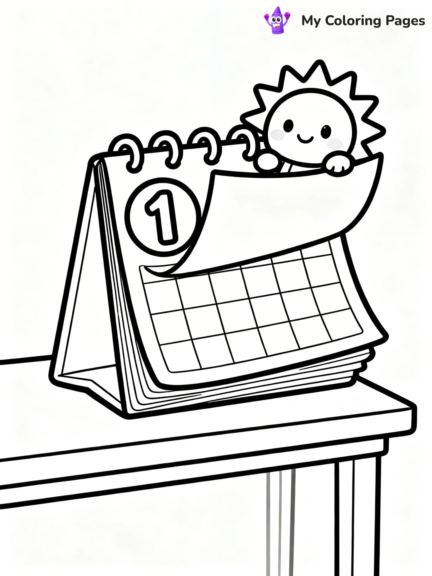 Easy New Years Coloring Pages - 15