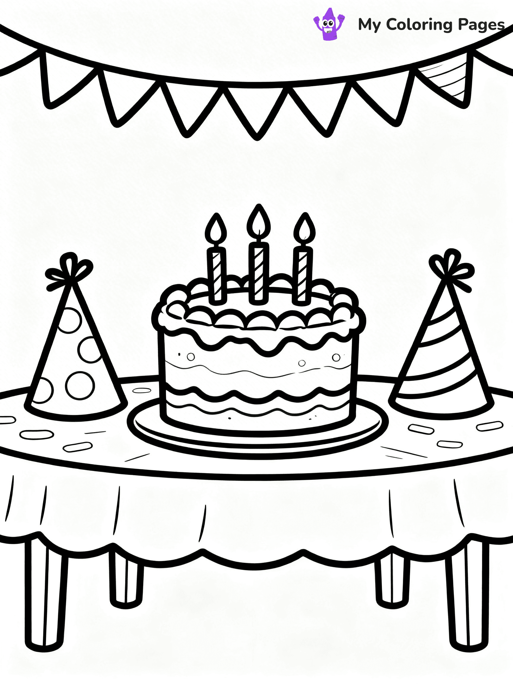 Easy New Years Coloring Pages - 13