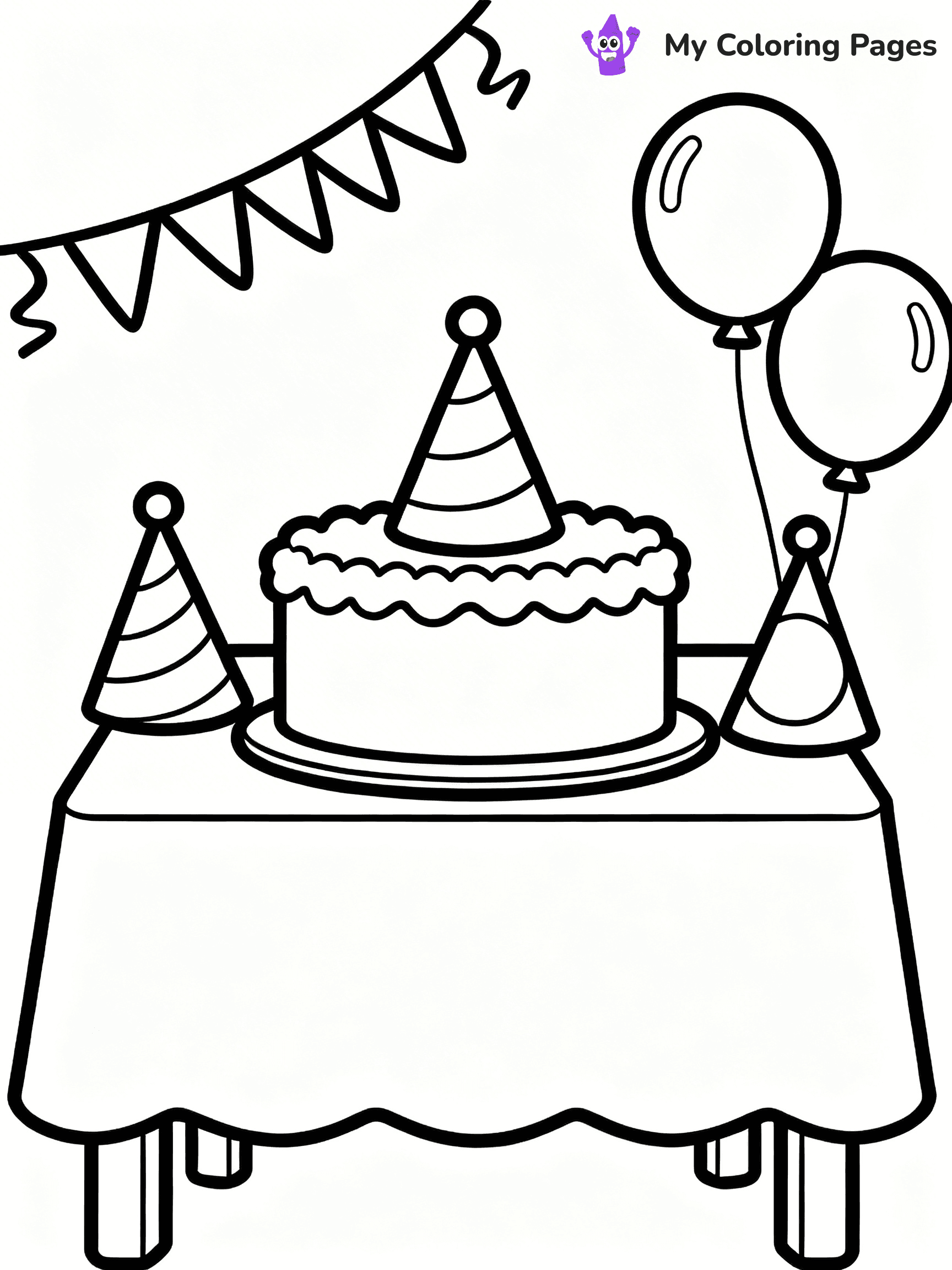 Easy New Years Coloring Pages - 12