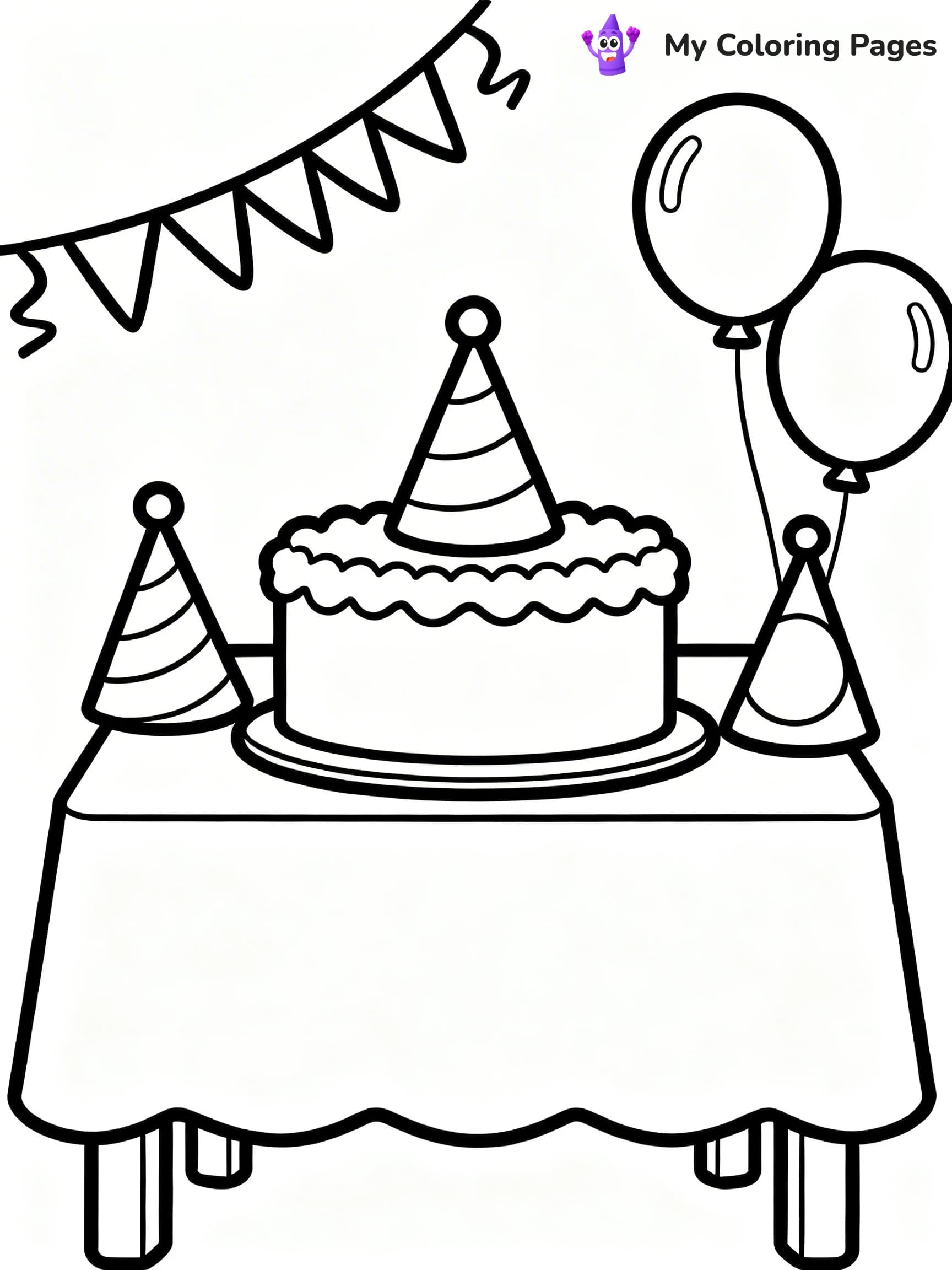 Easy New Years Coloring Pages - 12