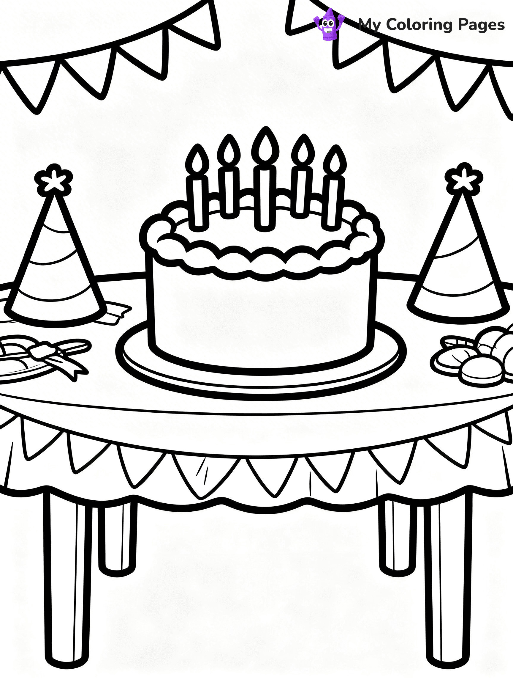 Easy New Years Coloring Pages - 11