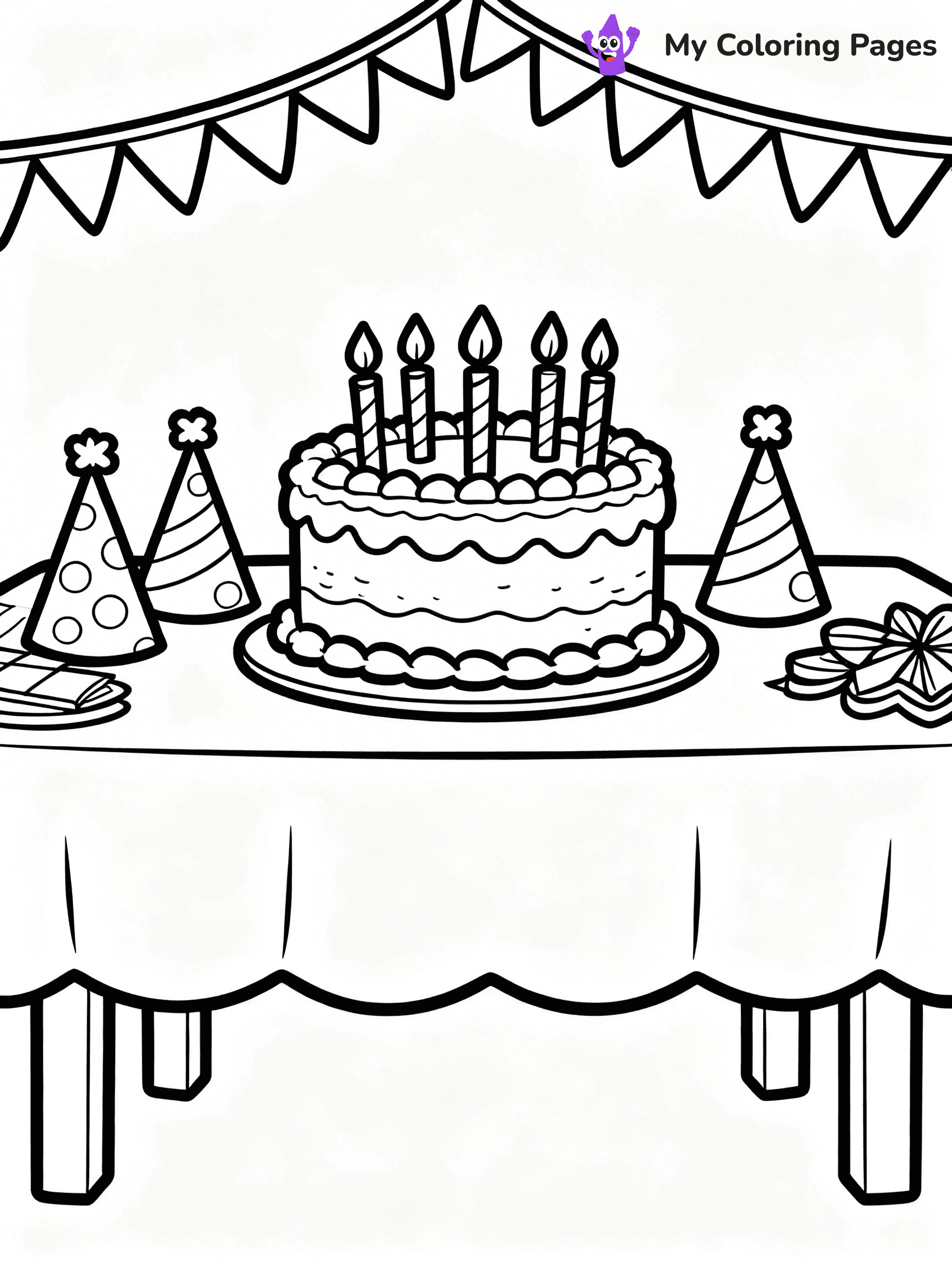 Easy New Years Coloring Pages - 10