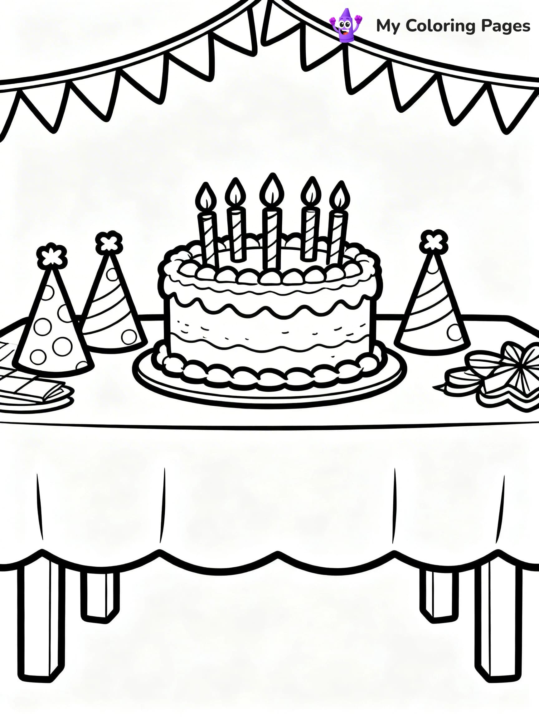Easy New Years Coloring Pages - 10