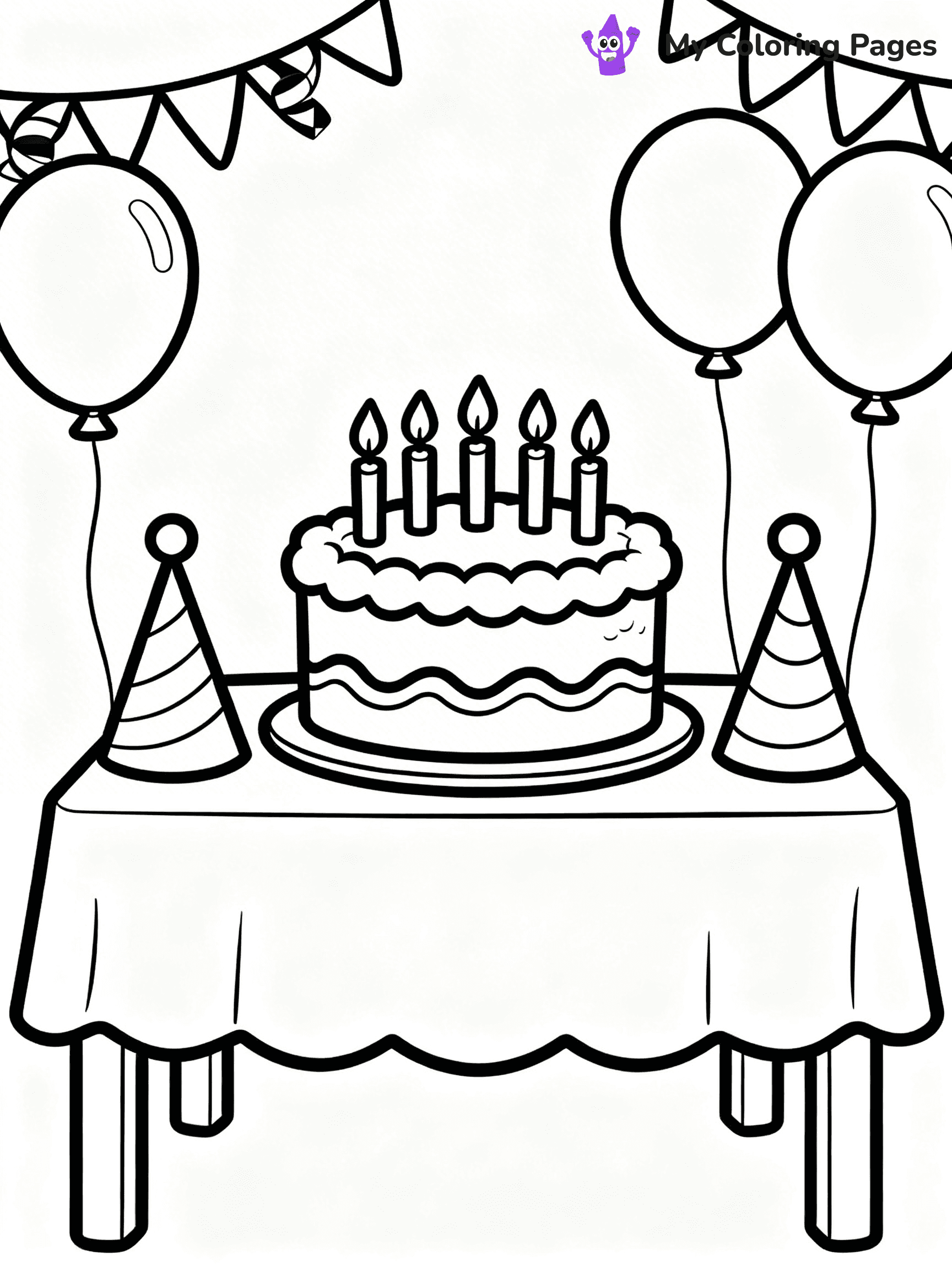Easy New Years Coloring Pages - 8