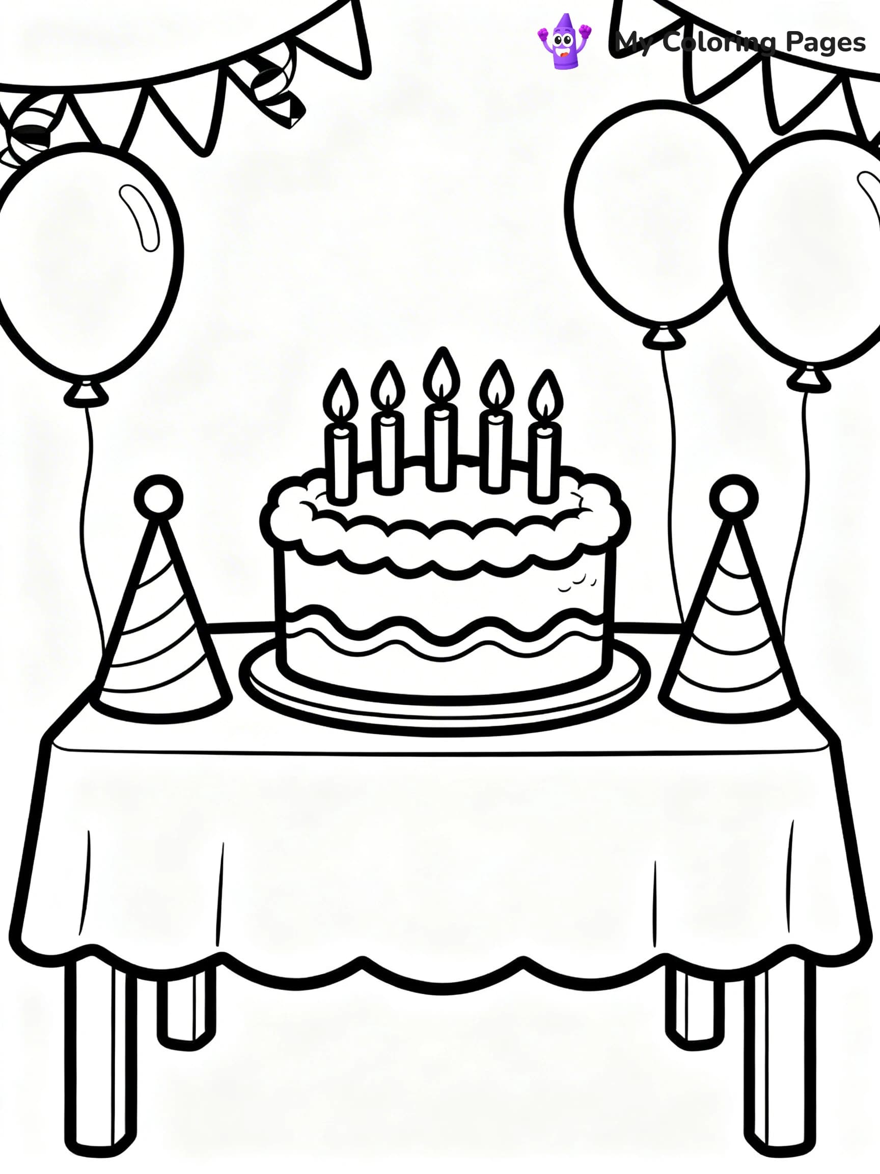 Easy New Years Coloring Pages - 8