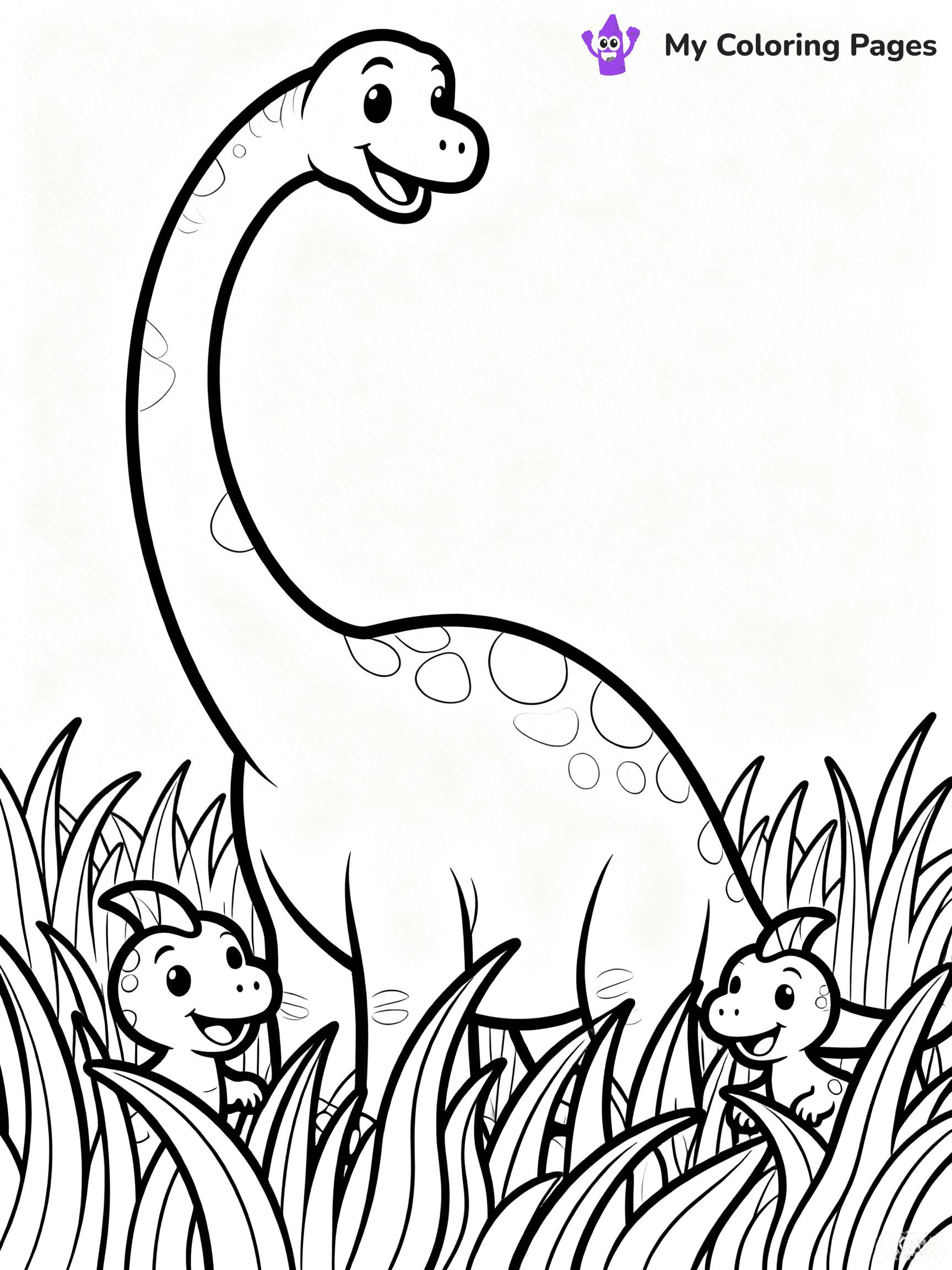 Parasaurolophus Coloring Pages - 6