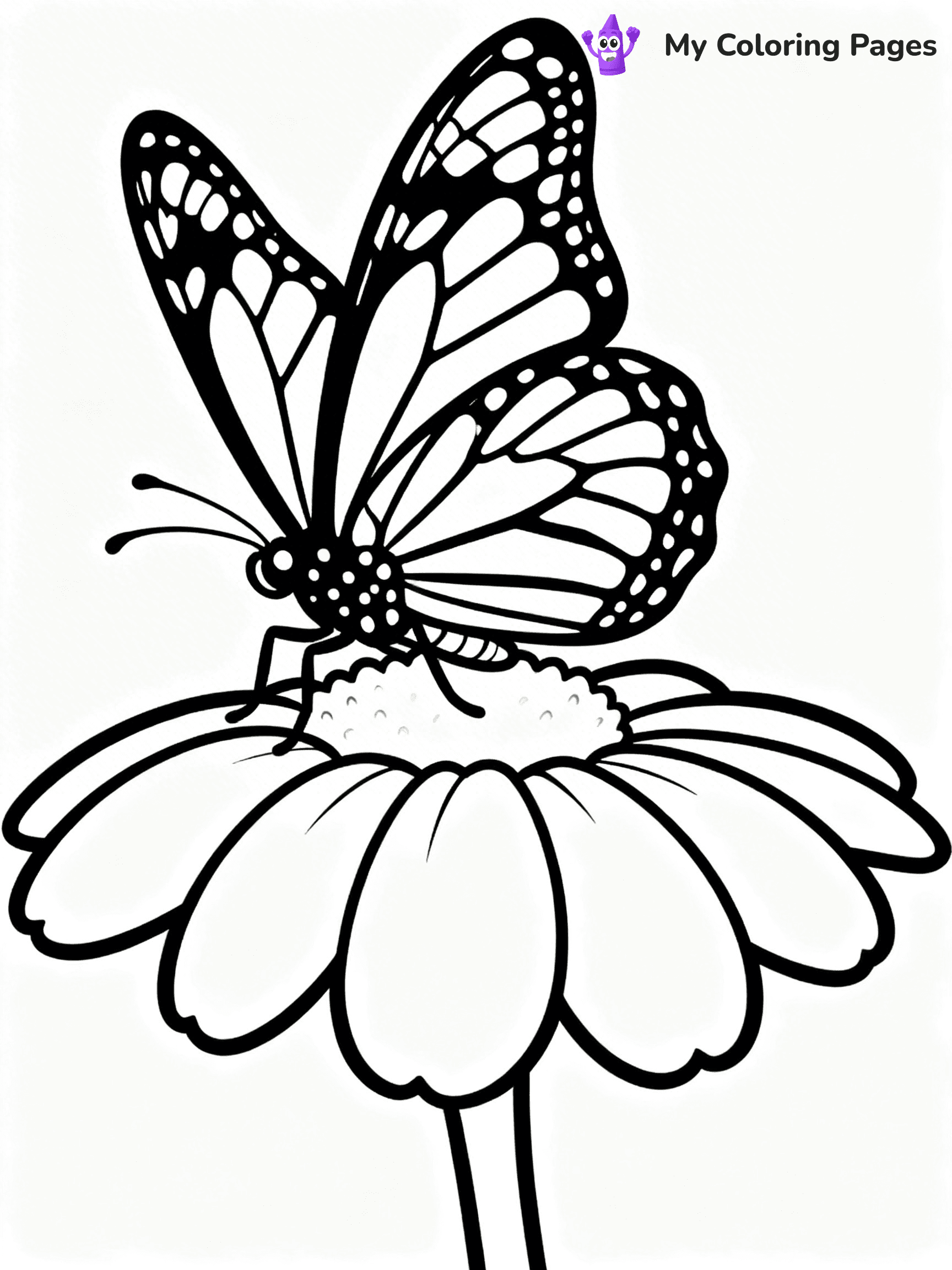Monarch Butterfly Coloring Pages - 34