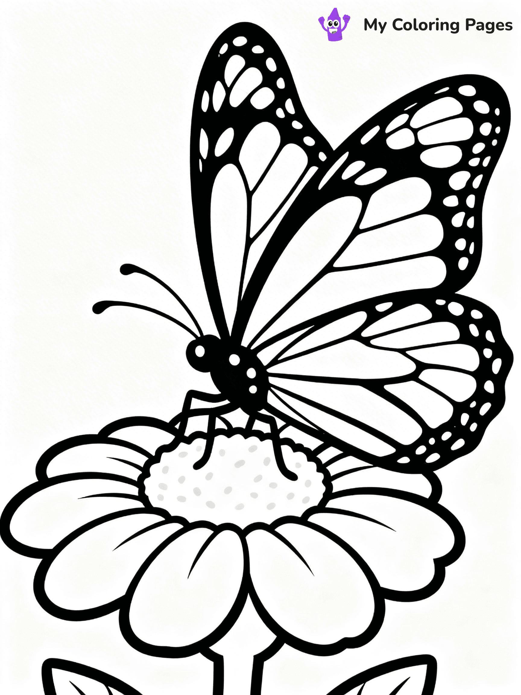 Monarch Butterfly Coloring Pages - 30