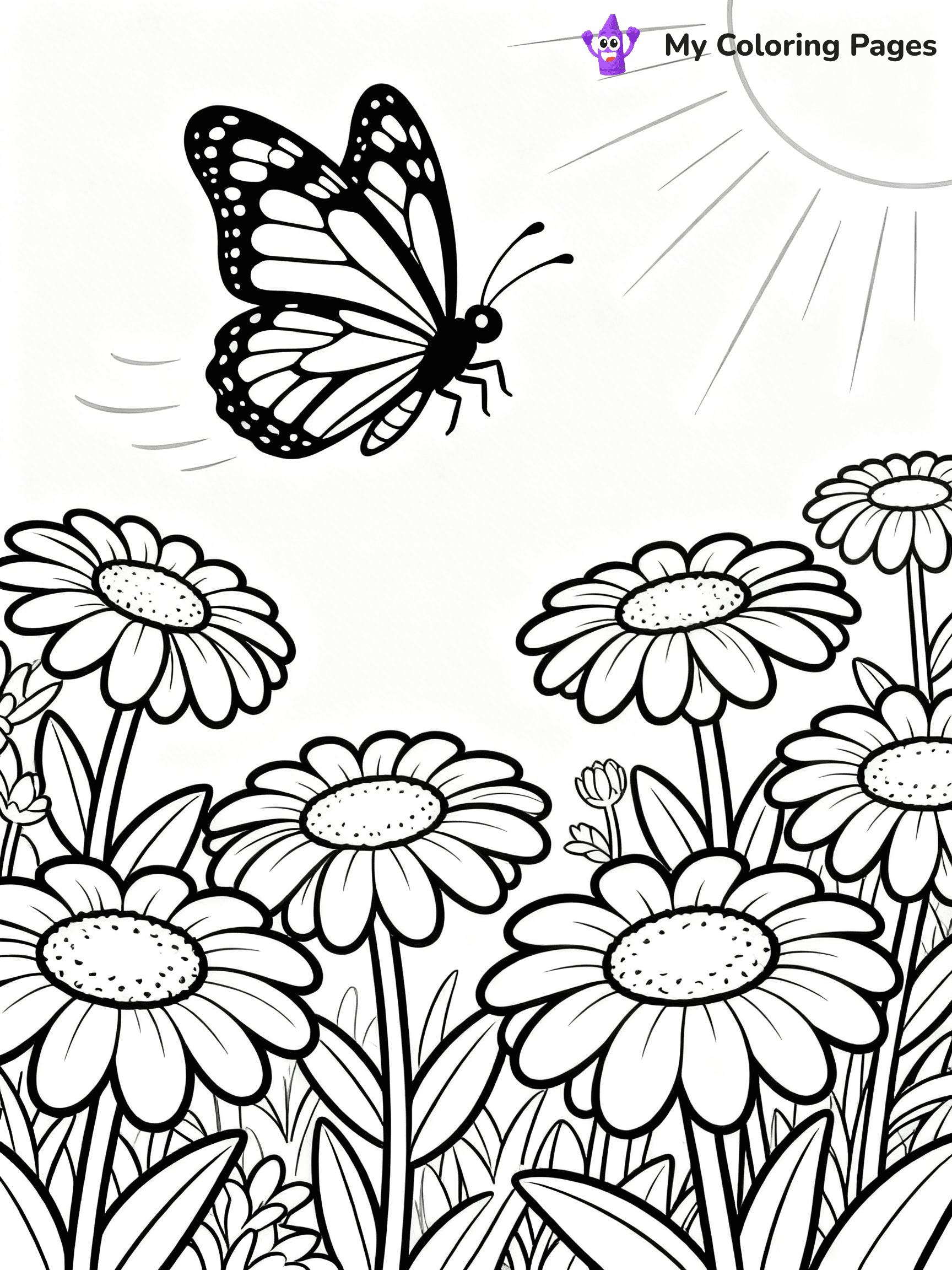Monarch Butterfly Coloring Pages - 29