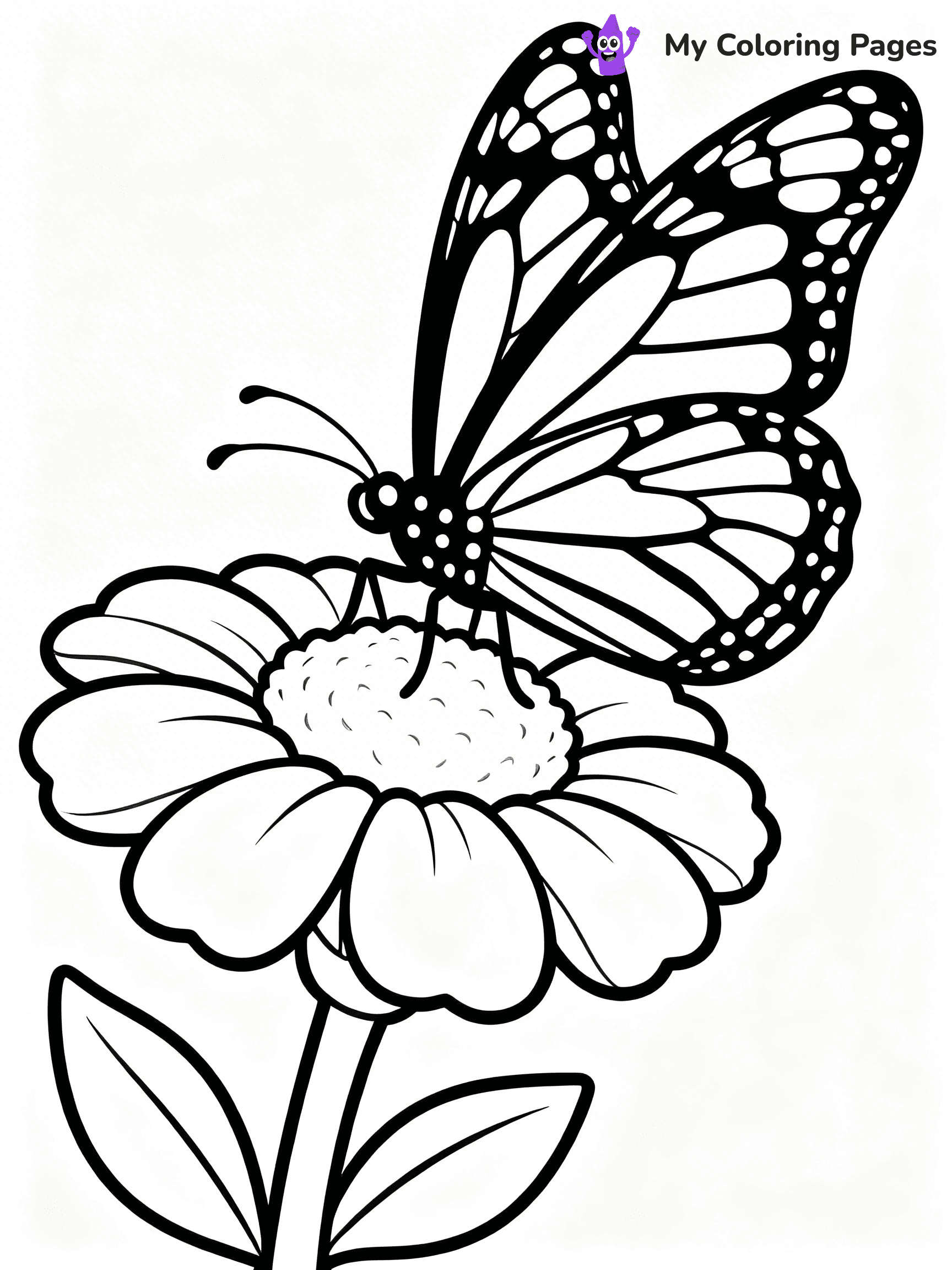 Monarch Butterfly Coloring Pages - 28