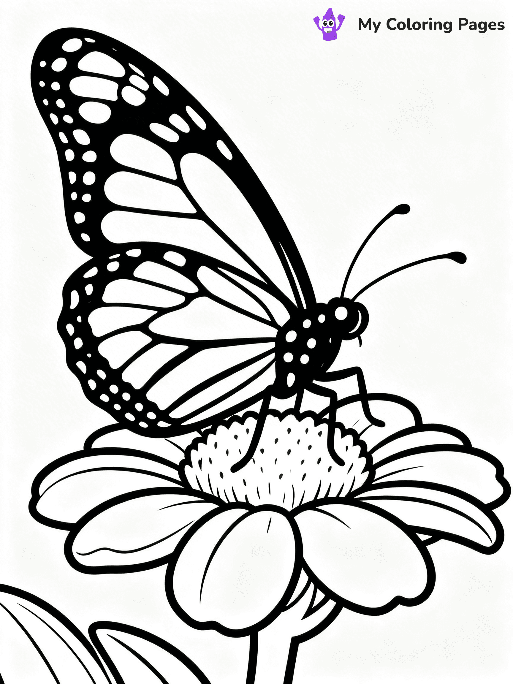 Monarch Butterfly Coloring Pages - 26