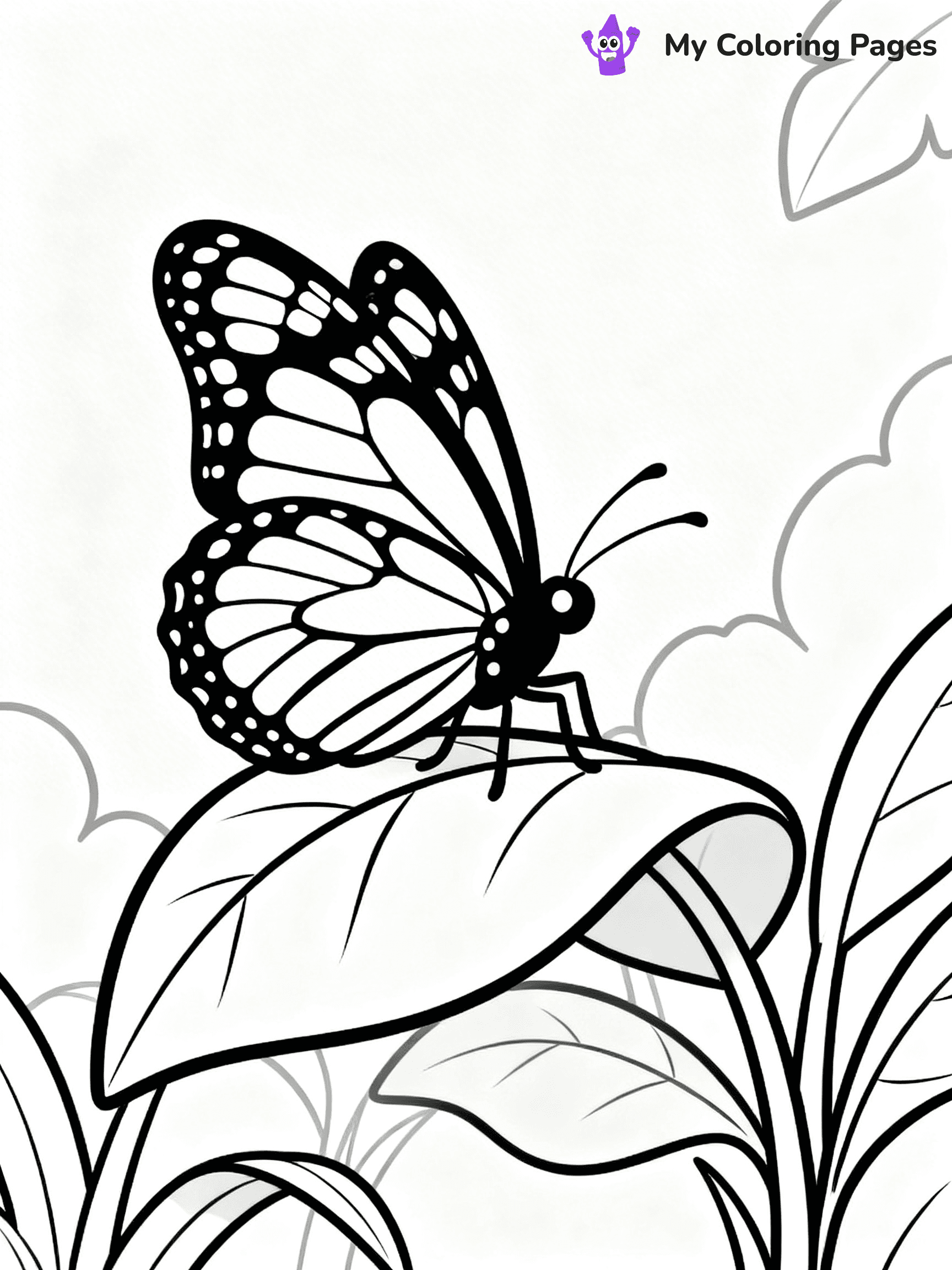 Monarch Butterfly Coloring Pages - 21