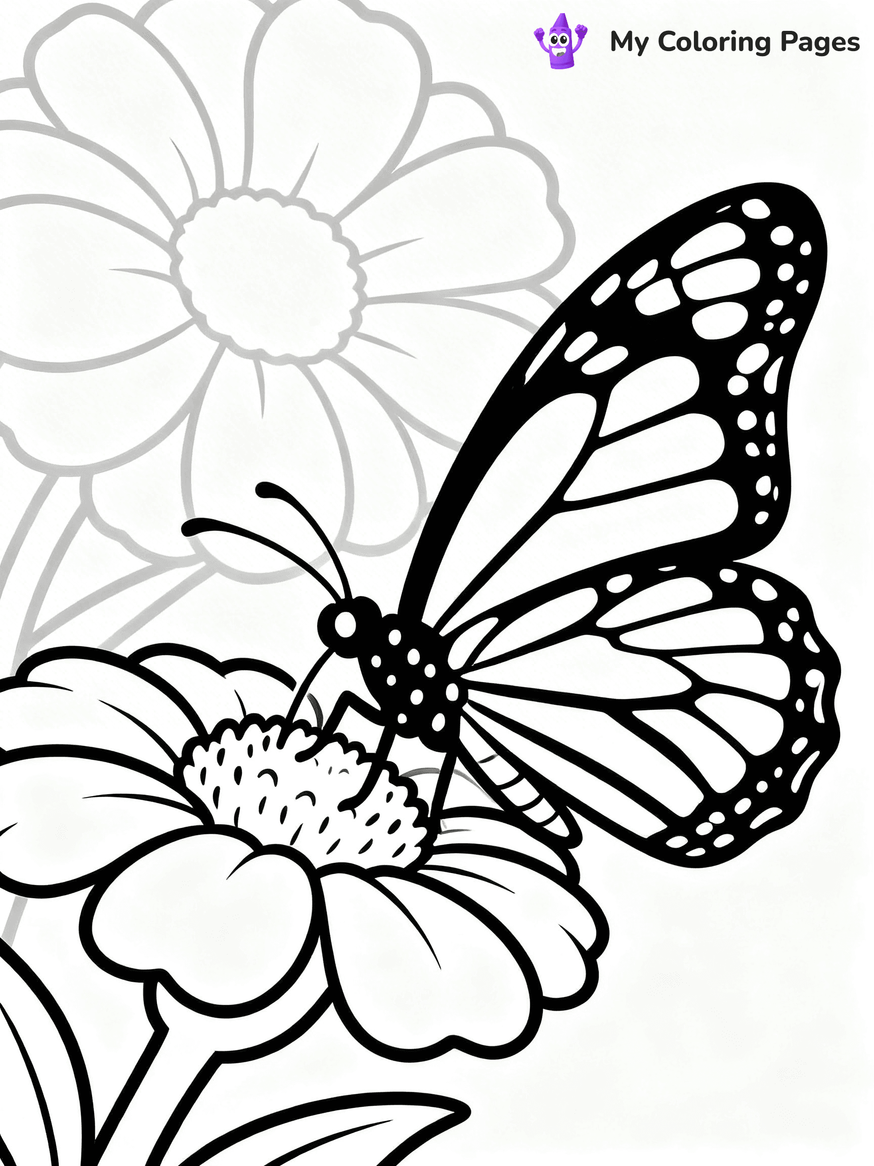 Monarch Butterfly Coloring Pages - 14